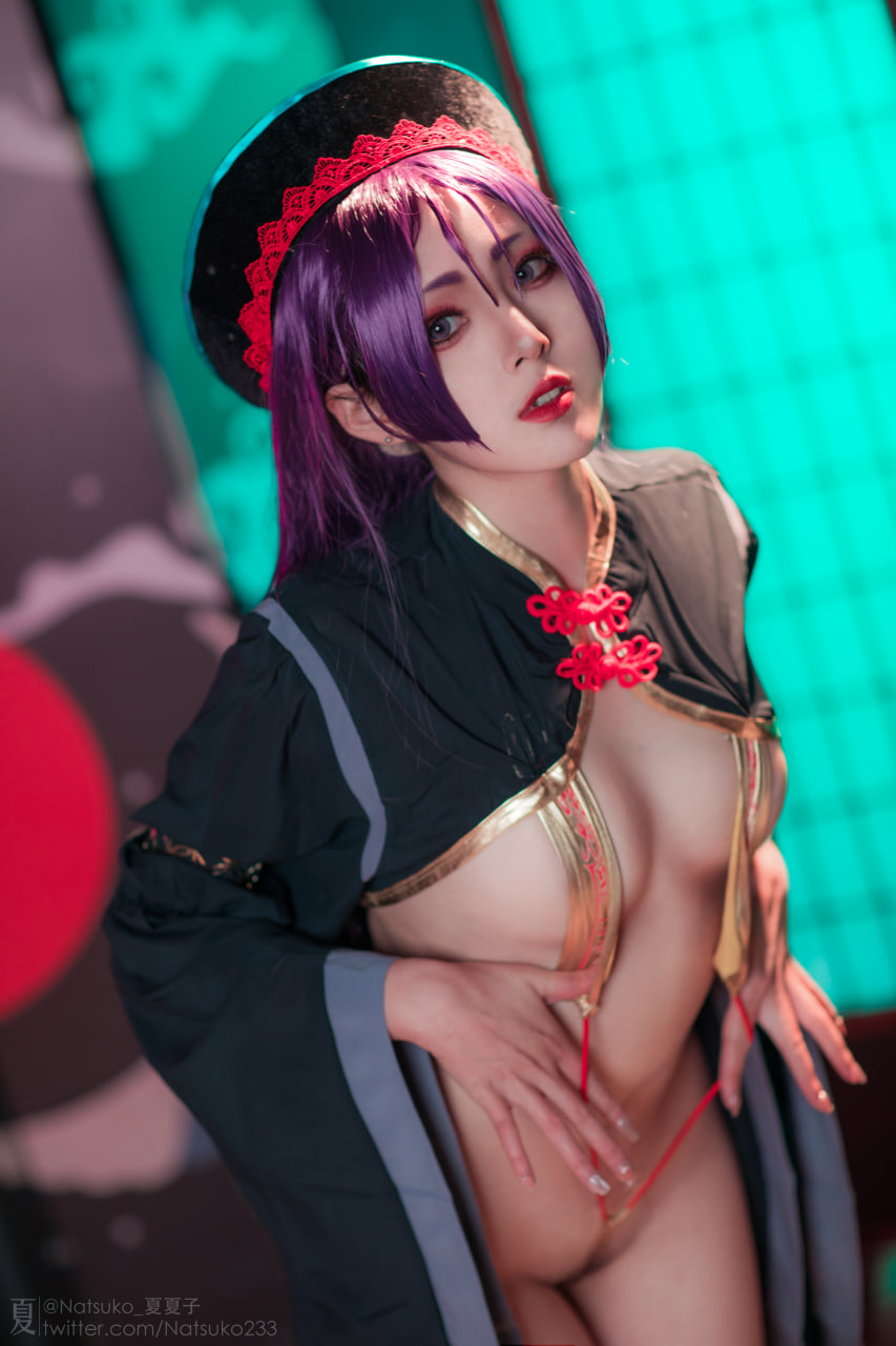 Natsuko夏夏子 – FGO 源赖光 僵尸同人 Cosplay-第30张