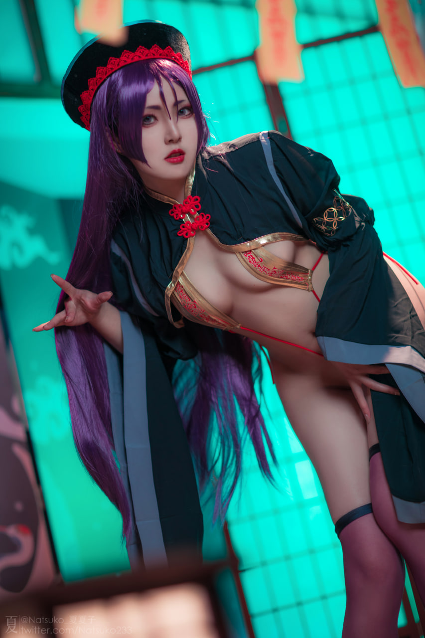 Natsuko夏夏子 – FGO 源赖光 僵尸同人 Cosplay-第35张