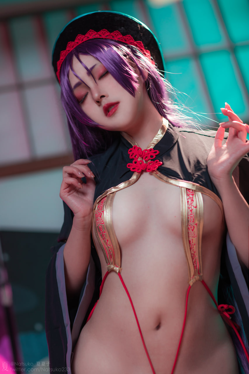 Natsuko夏夏子 – FGO 源赖光 僵尸同人 Cosplay-第38张