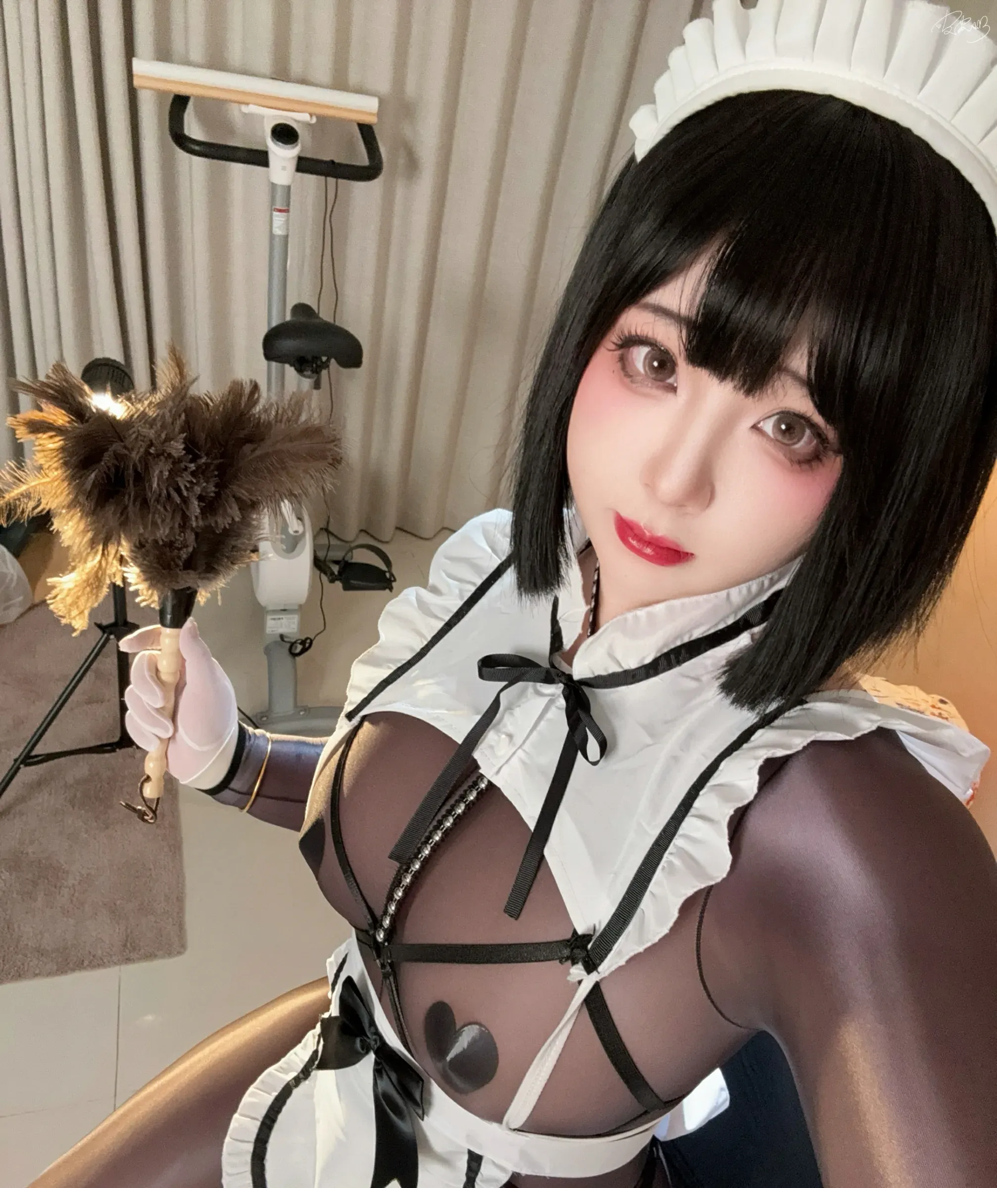 皮皮奶可可爱了啦 – 女仆自摄 Cosplay-第26张
