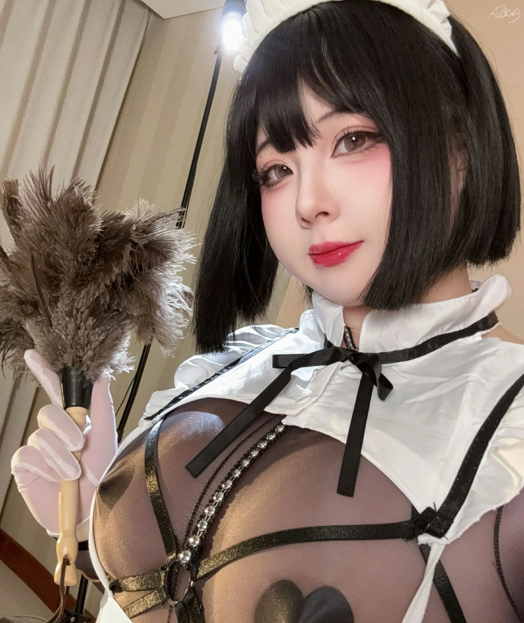 皮皮奶可可爱了啦 – 女仆自摄 Cosplay-第27张