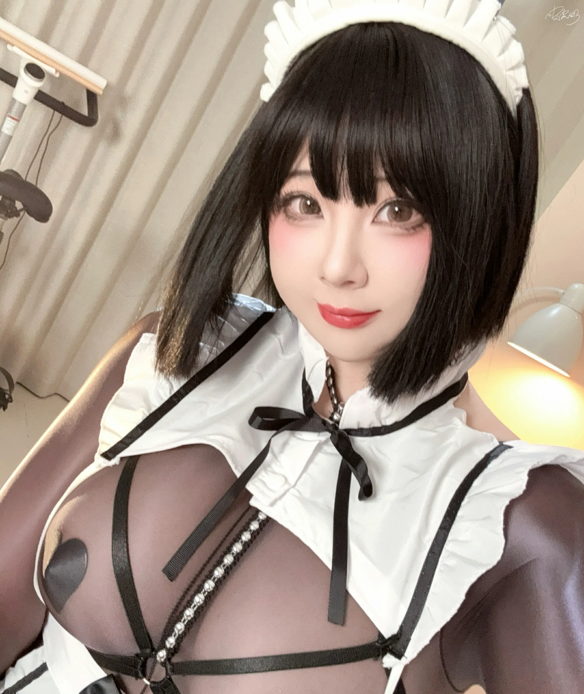 皮皮奶可可爱了啦 – 女仆自摄 Cosplay-第31张