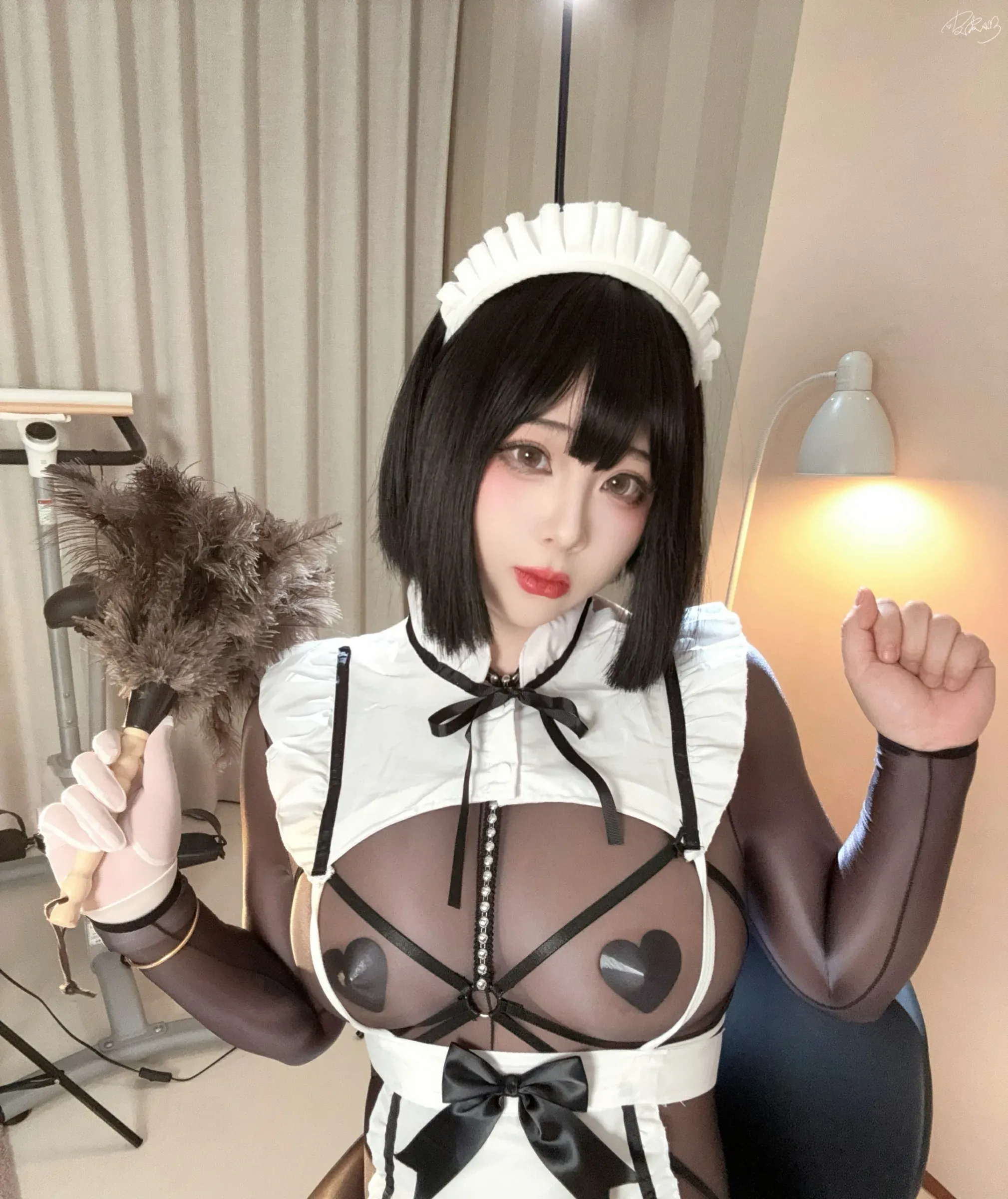 皮皮奶可可爱了啦 – 女仆自摄 Cosplay-第35张