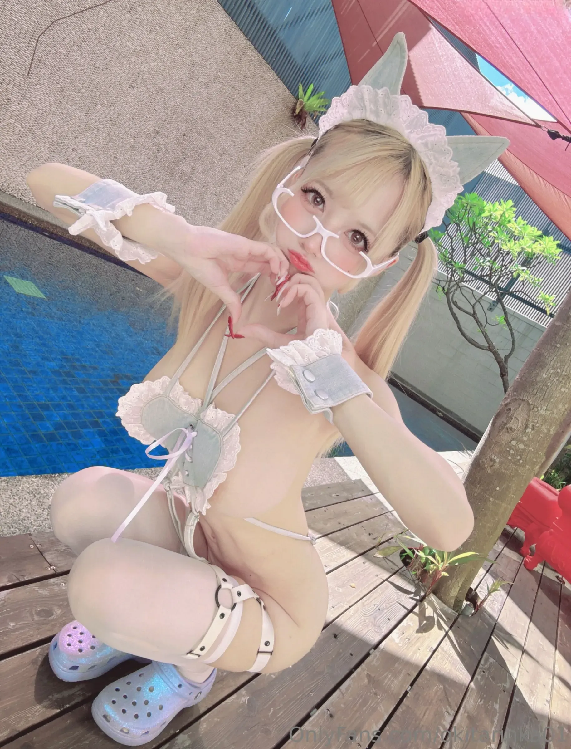 沖田凜花Rinka – Denim Cat Cosplay-第29张
