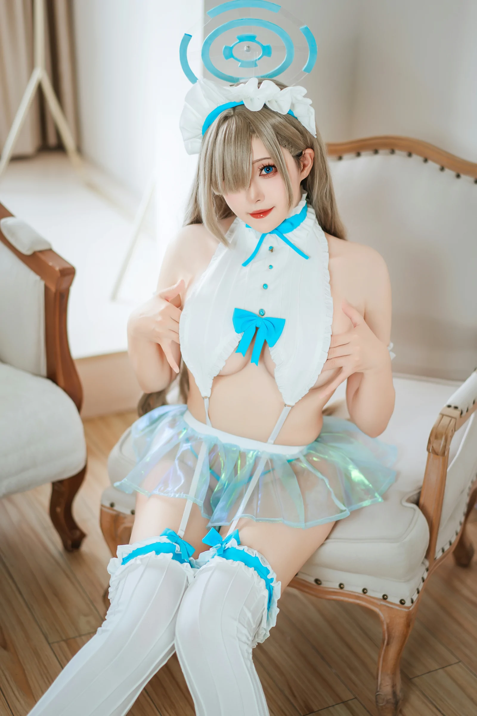 Natsuko夏夏子 – 之濑明日奈同人女仆 Cosplay-第43张