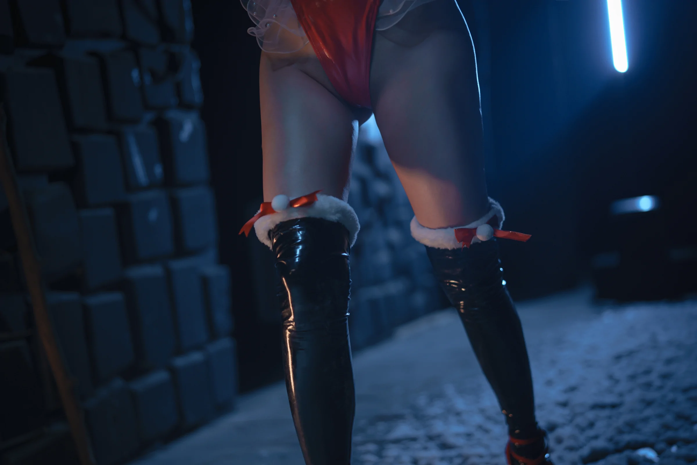 秋和柯基 – 圣诞雪夜锦礼 Cosplay-第37张