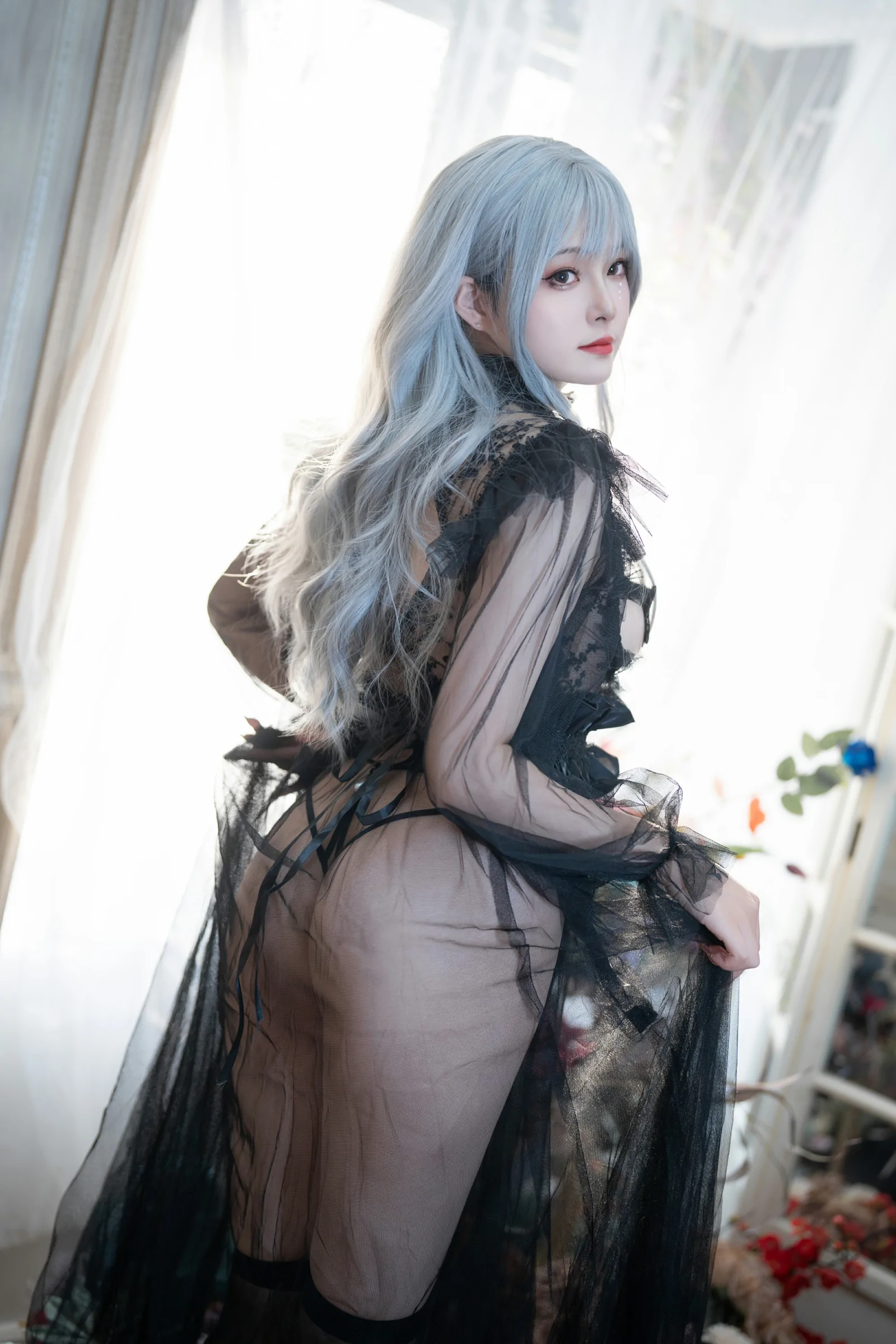 Natsuko夏夏子 – 黑蝴蝶 Cosplay-第7张
