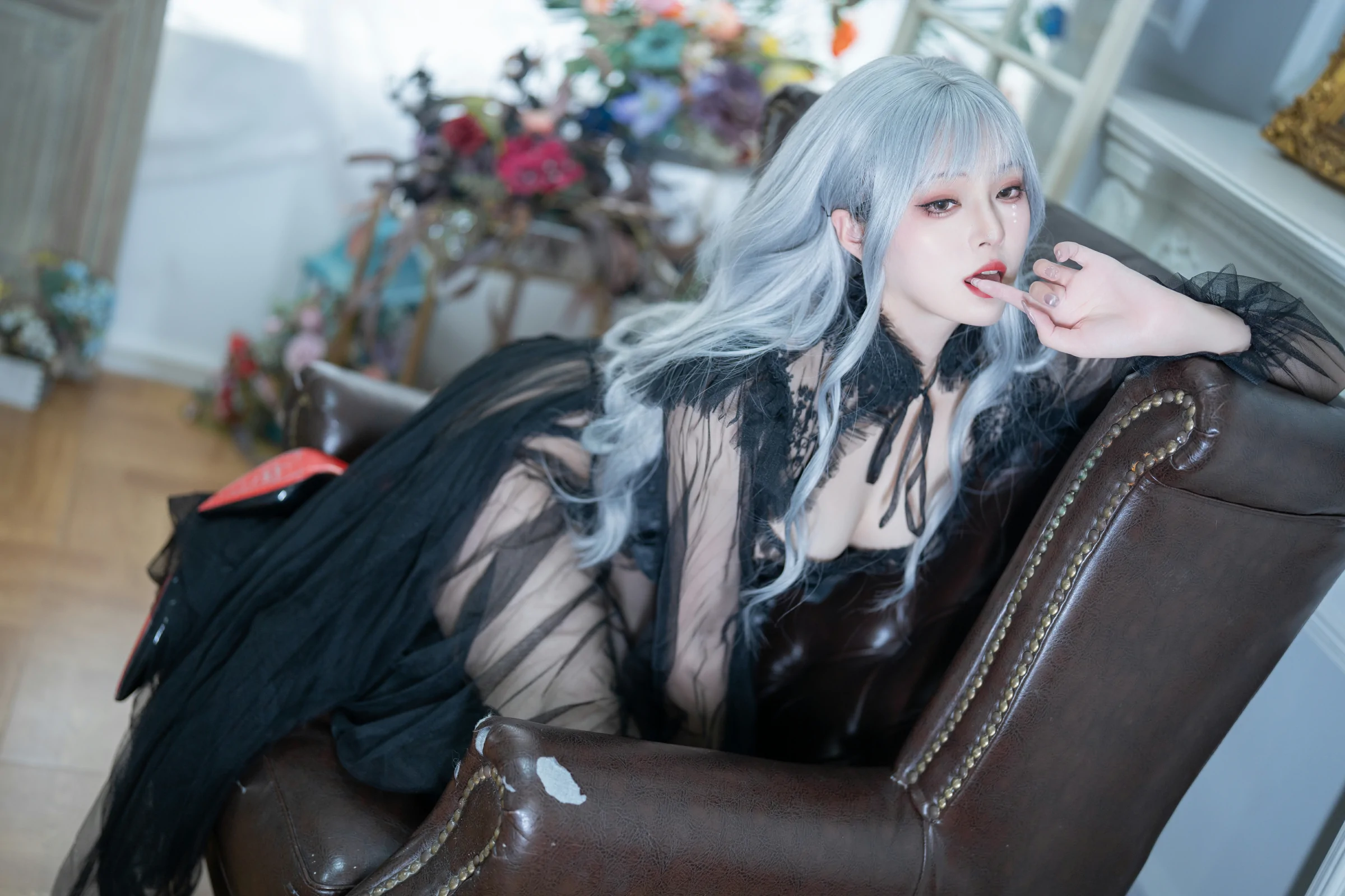 Natsuko夏夏子 – 黑蝴蝶 Cosplay-第24张