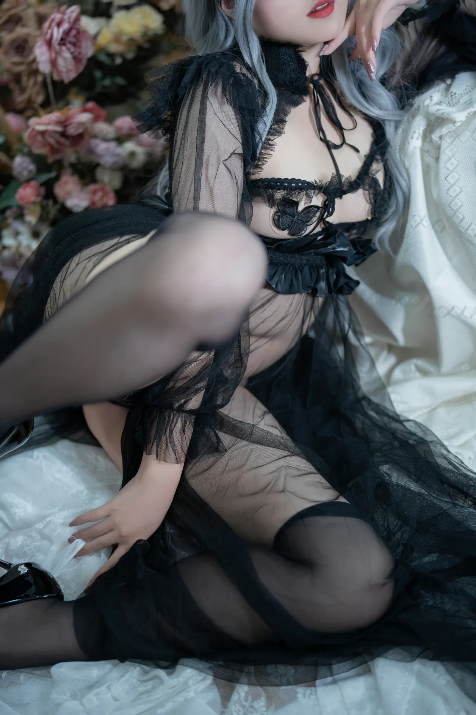 Natsuko夏夏子 – 黑蝴蝶 Cosplay-第45张