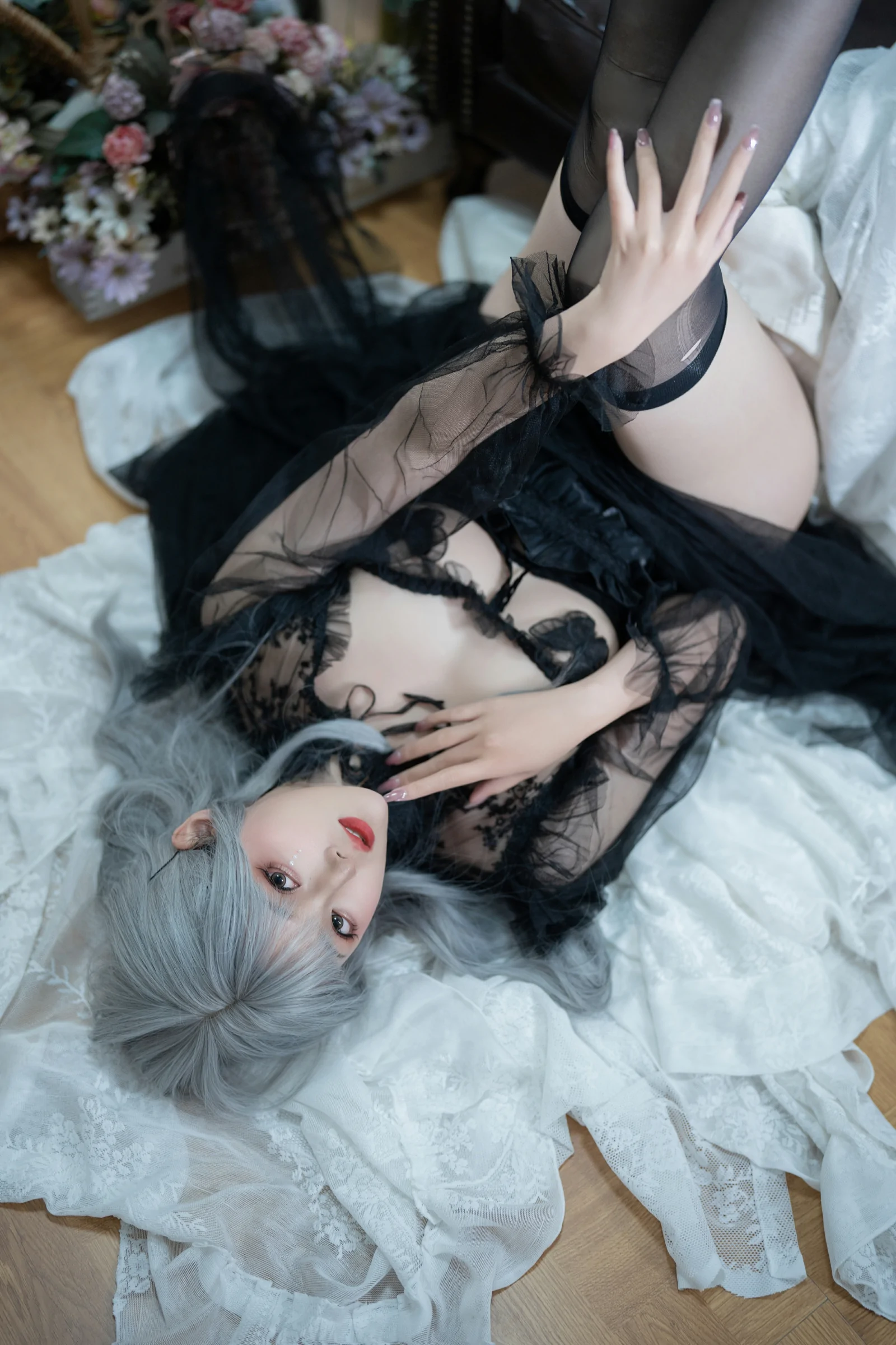 Natsuko夏夏子 – 黑蝴蝶 Cosplay-第48张