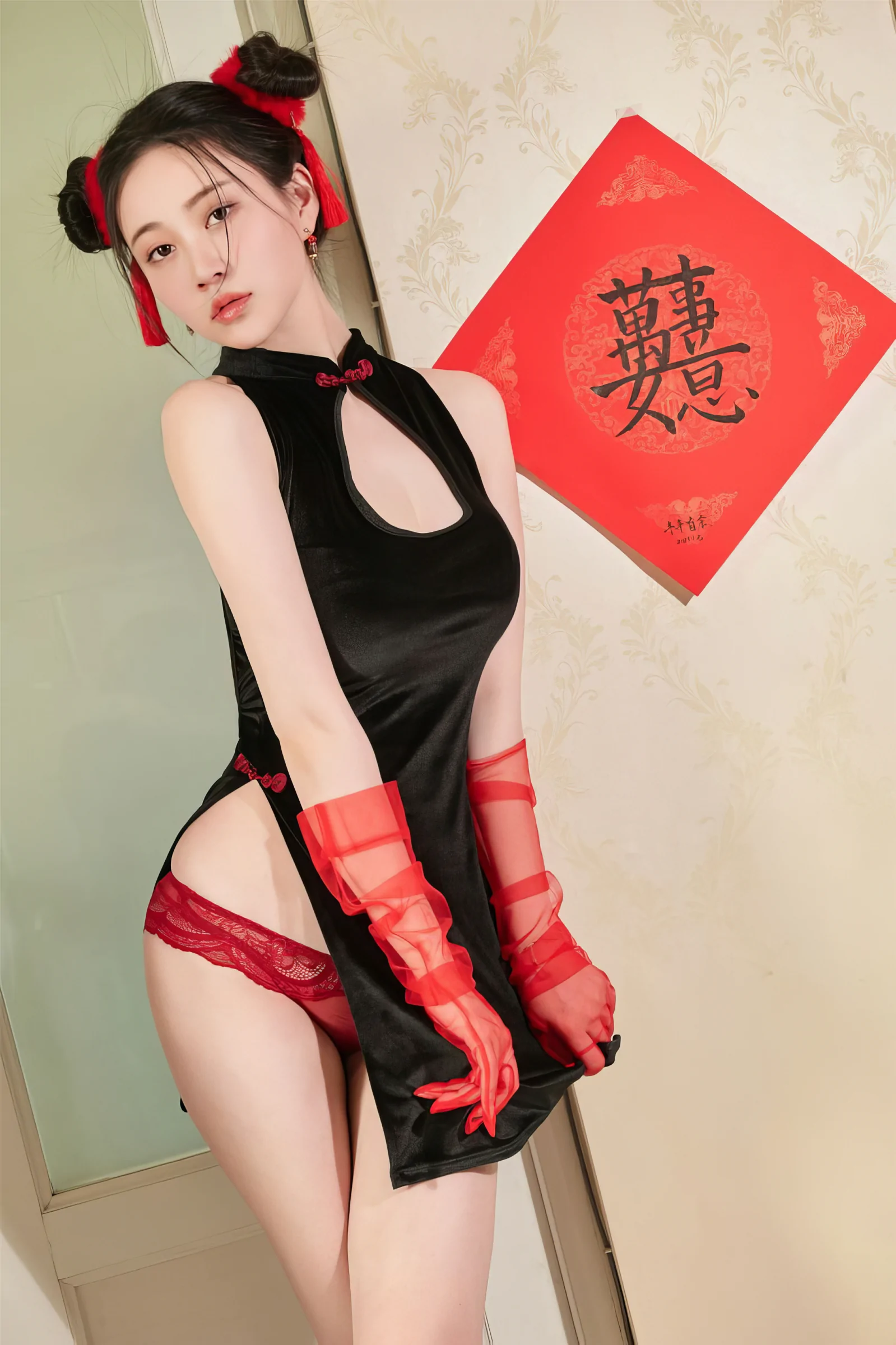 年年Nnian – 元旦快乐 Cosplay-第4张