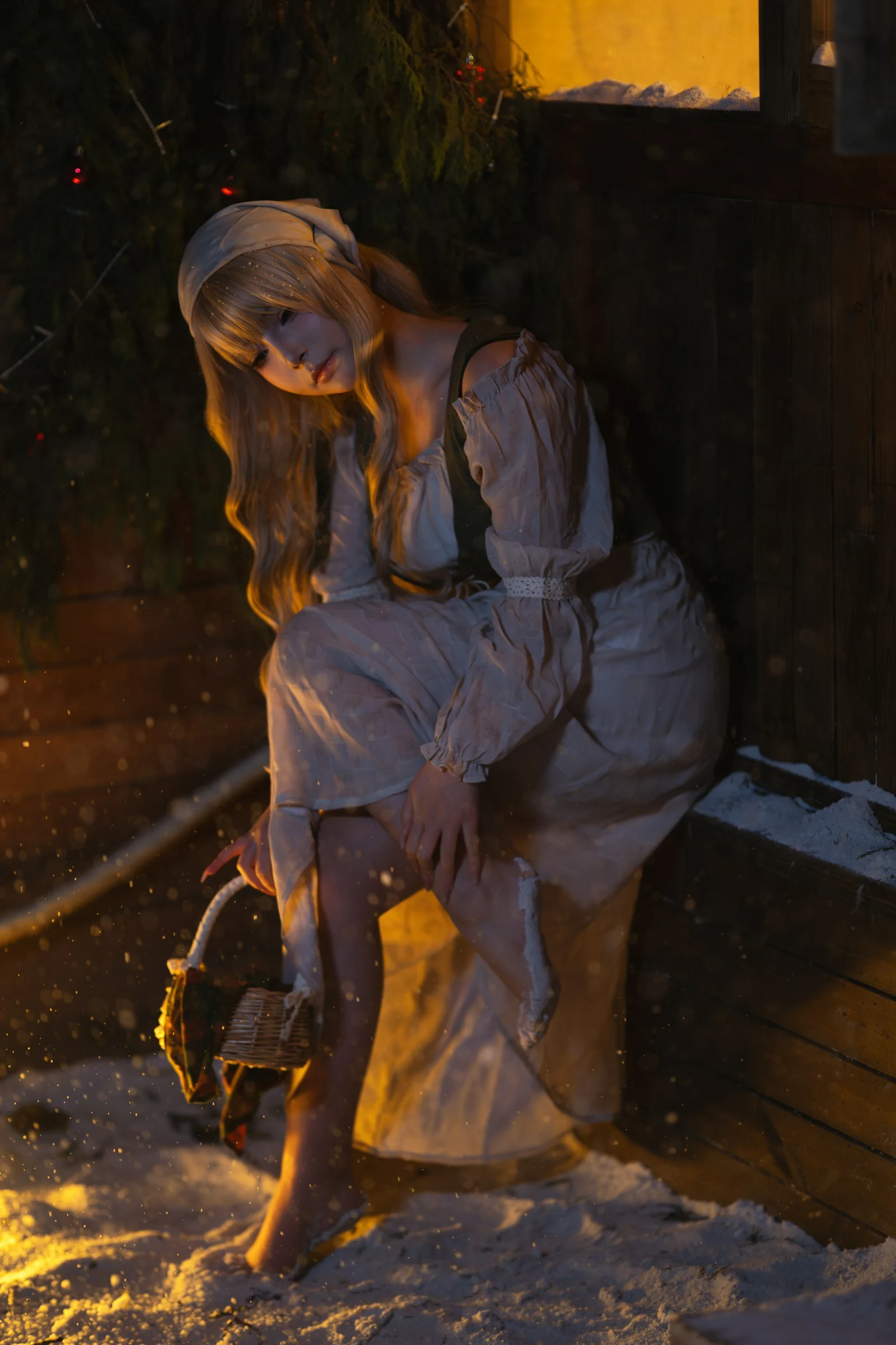 yuuhui玉汇 – 卖火柴的小女孩 Cosplay-第2张