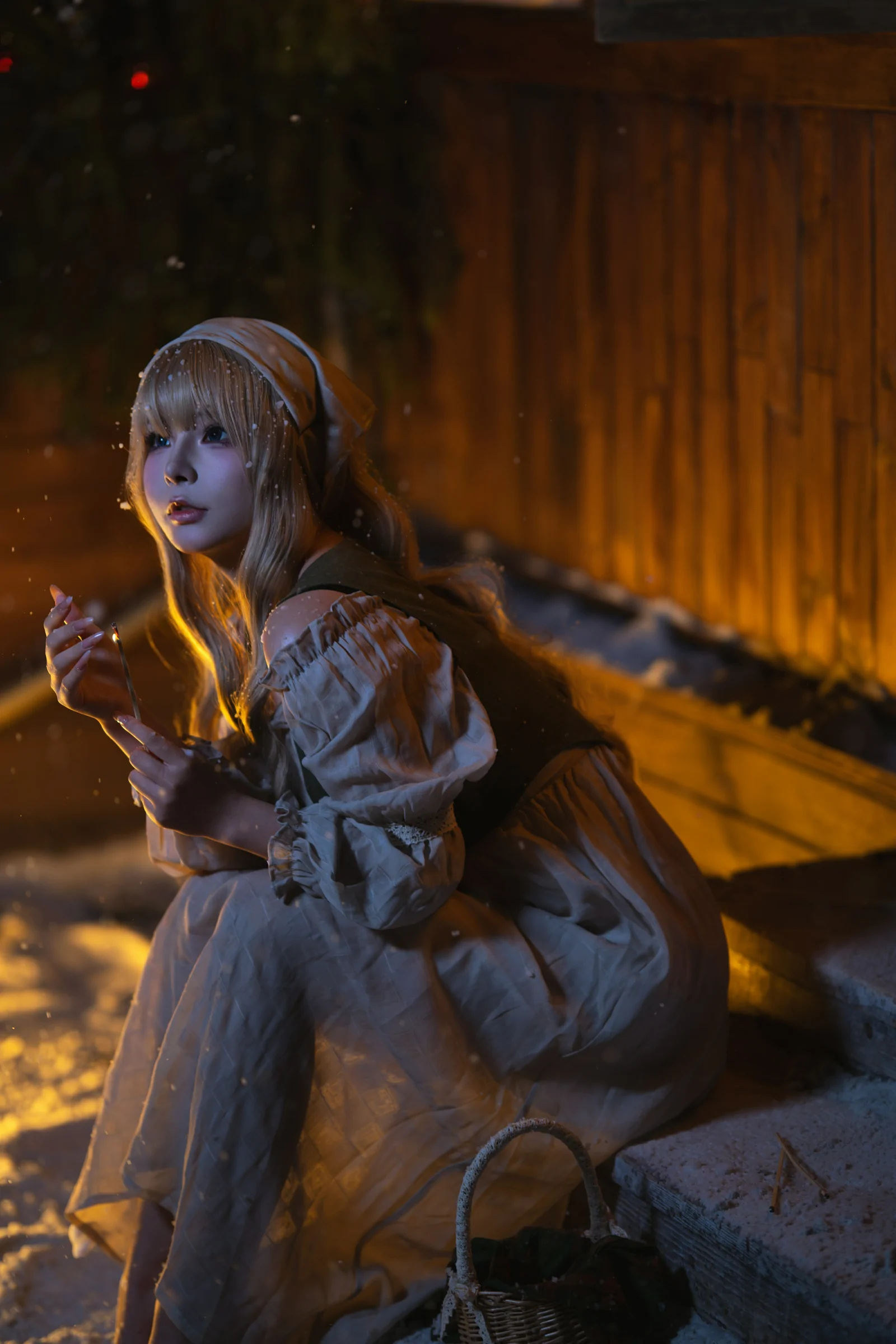 yuuhui玉汇 – 卖火柴的小女孩 Cosplay-第6张