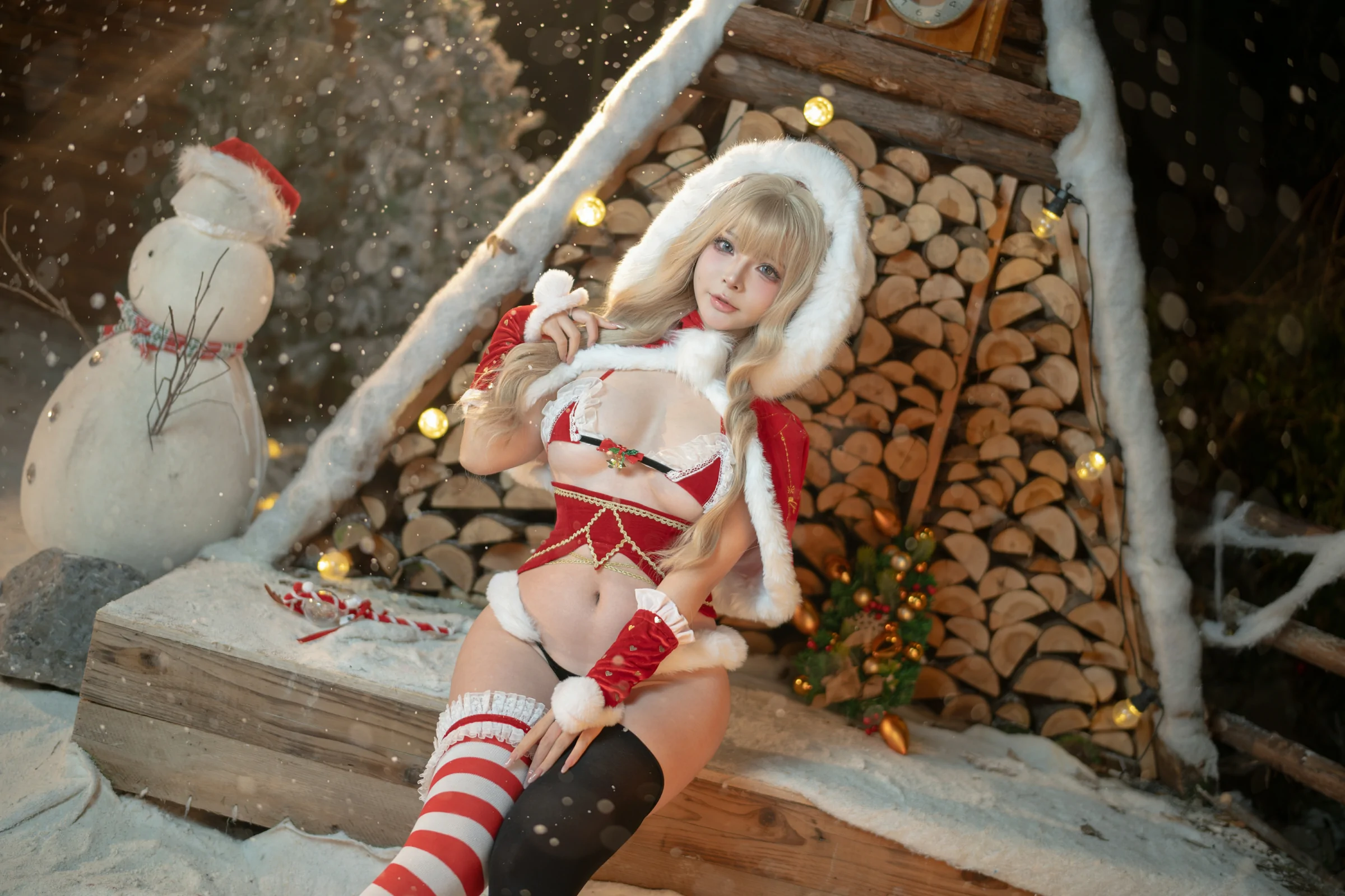 yuuhui玉汇 – 卖火柴的小女孩 Cosplay-第54张