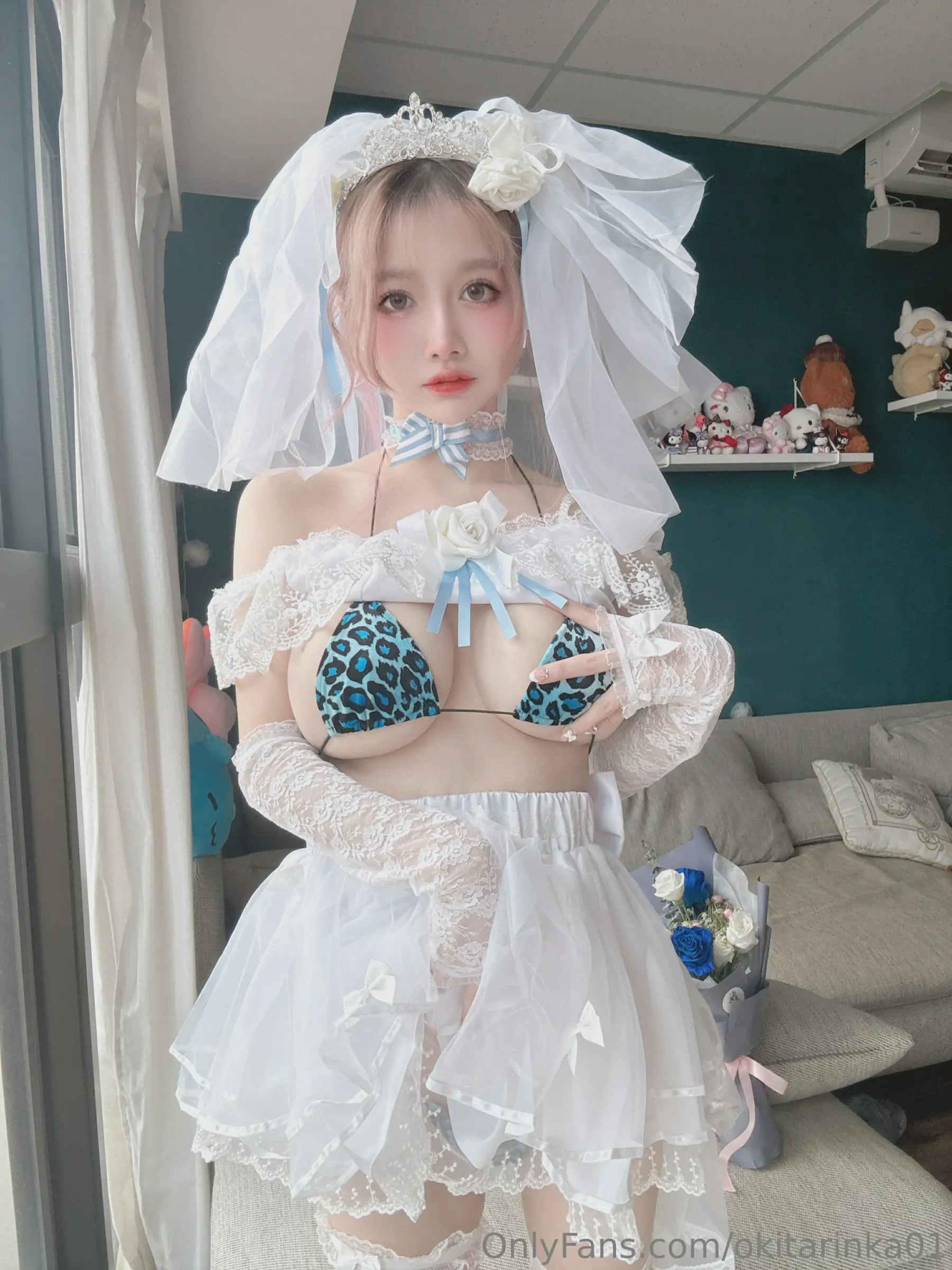沖田凜花Rinka – 婚纱 Cosplay-第5张