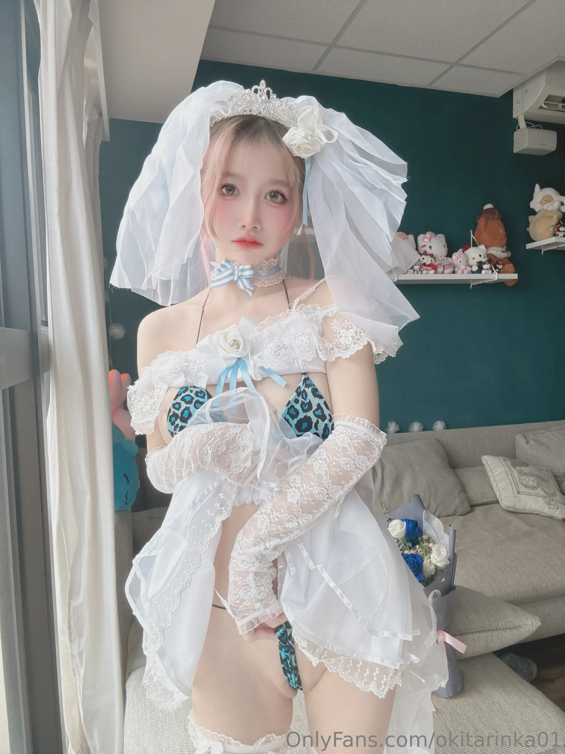 沖田凜花Rinka – 婚纱 Cosplay-第13张