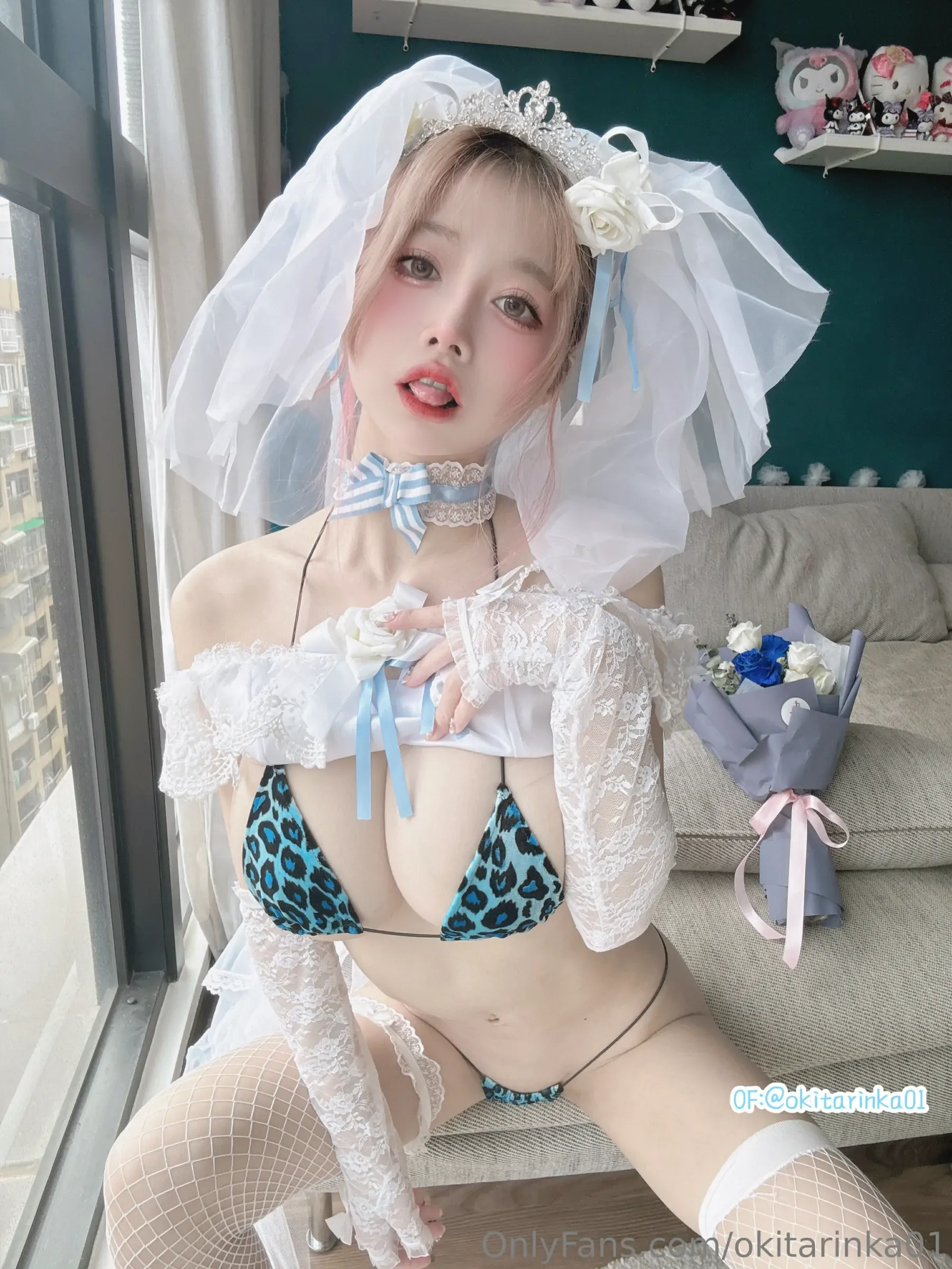 沖田凜花Rinka – 婚纱 Cosplay-第19张