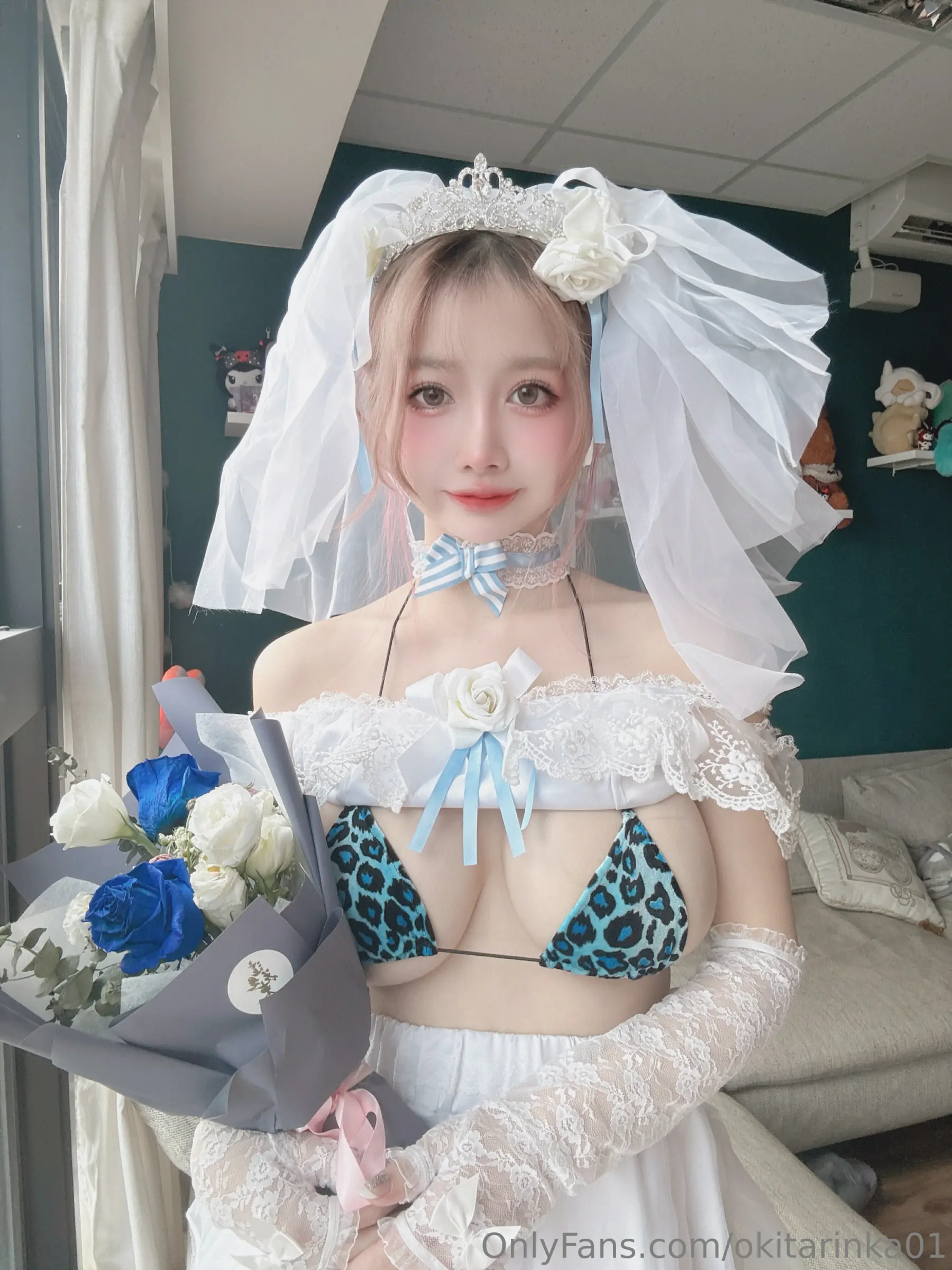 沖田凜花Rinka – 婚纱 Cosplay-第35张