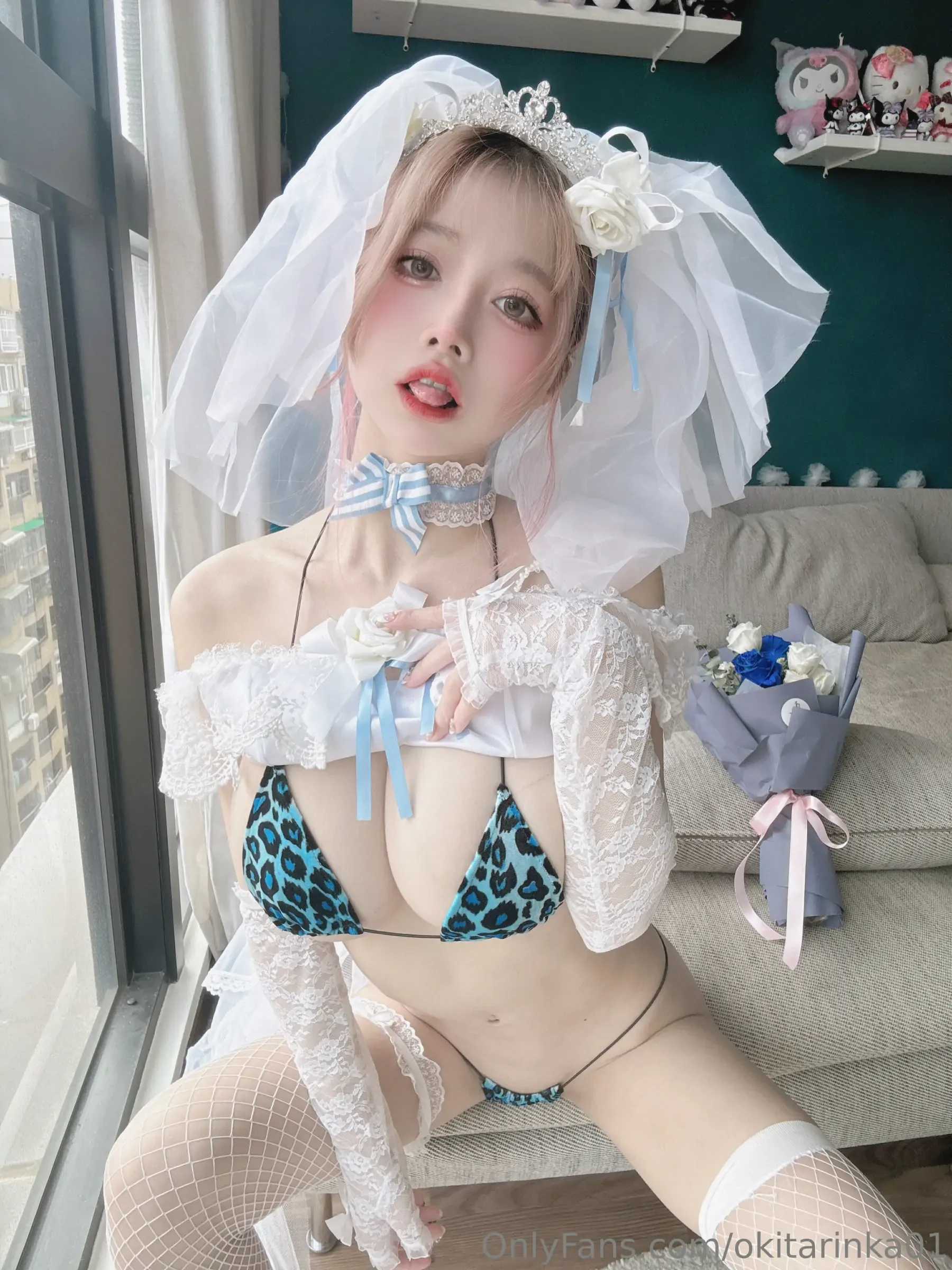 沖田凜花Rinka – 婚纱 Cosplay-第33张