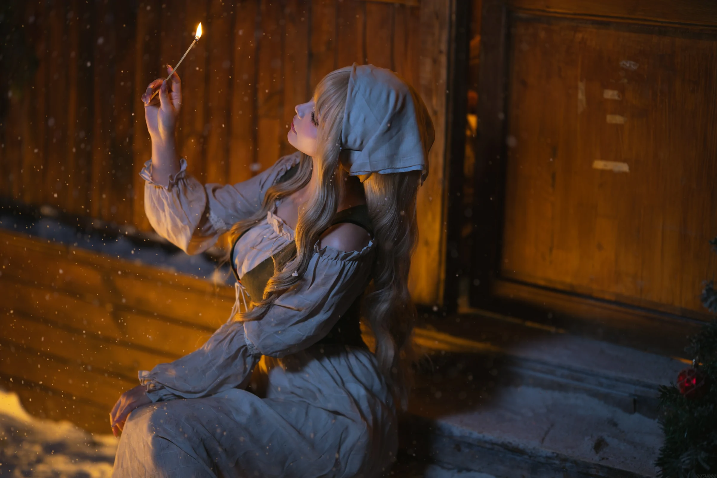 yuuhui玉汇 – 卖火柴的小女孩 Cosplay-第135张