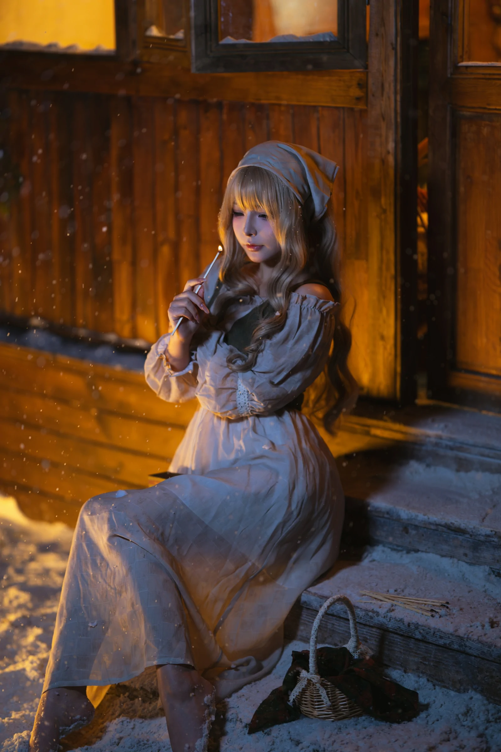 yuuhui玉汇 – 卖火柴的小女孩 Cosplay-第134张
