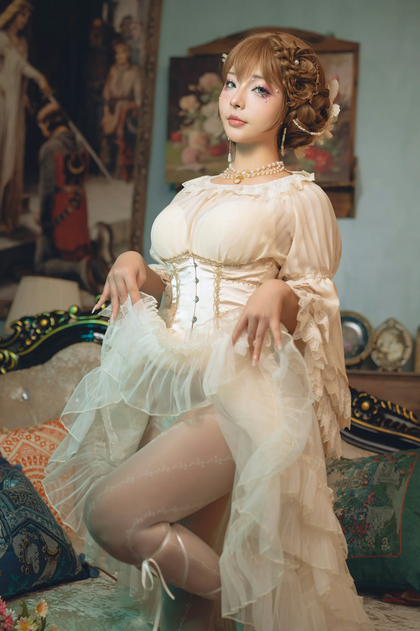 yuuhui玉汇 – 巴黎春梦 Cosplay-第1张