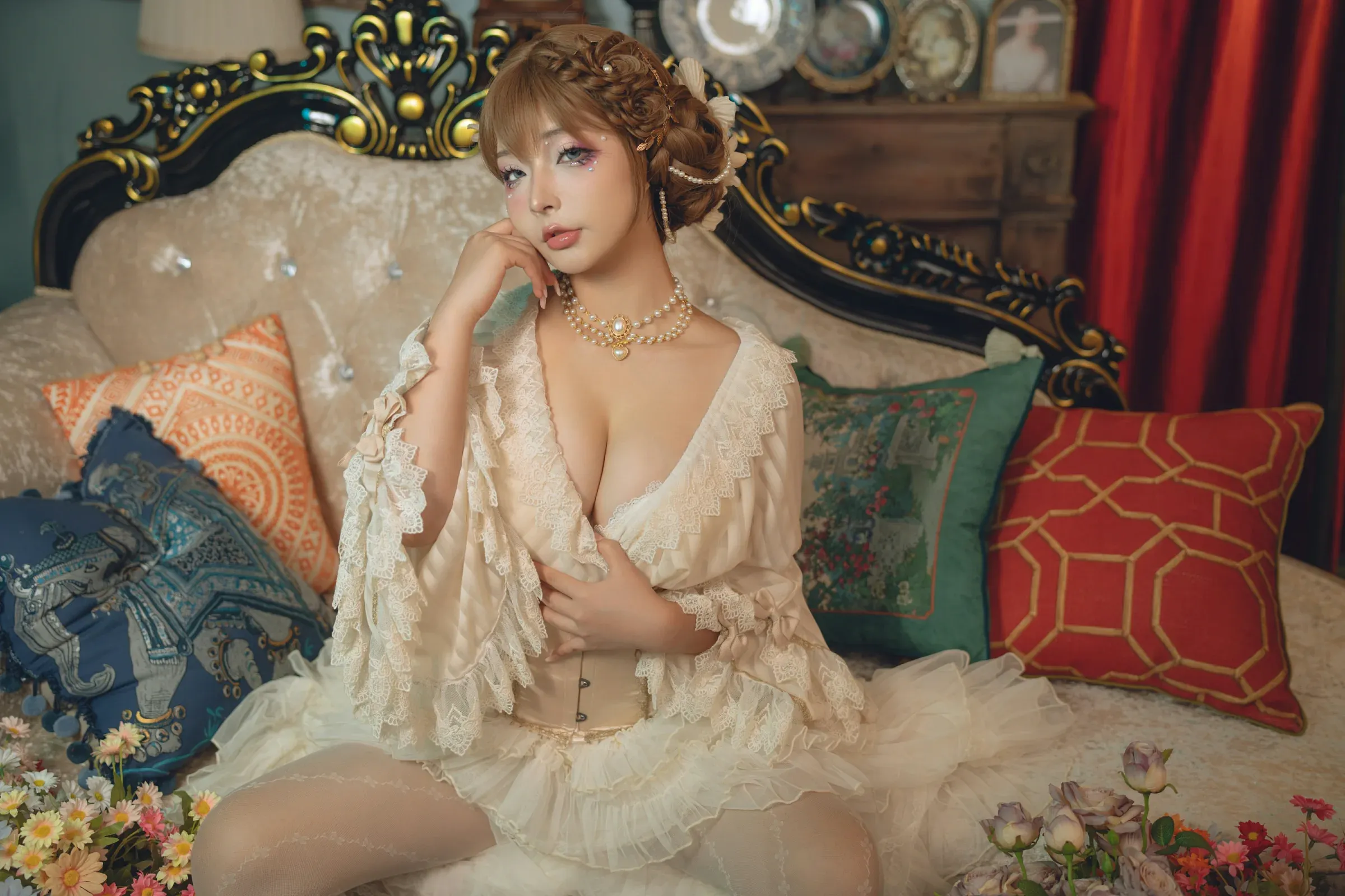 yuuhui玉汇 – 巴黎春梦 Cosplay-第15张
