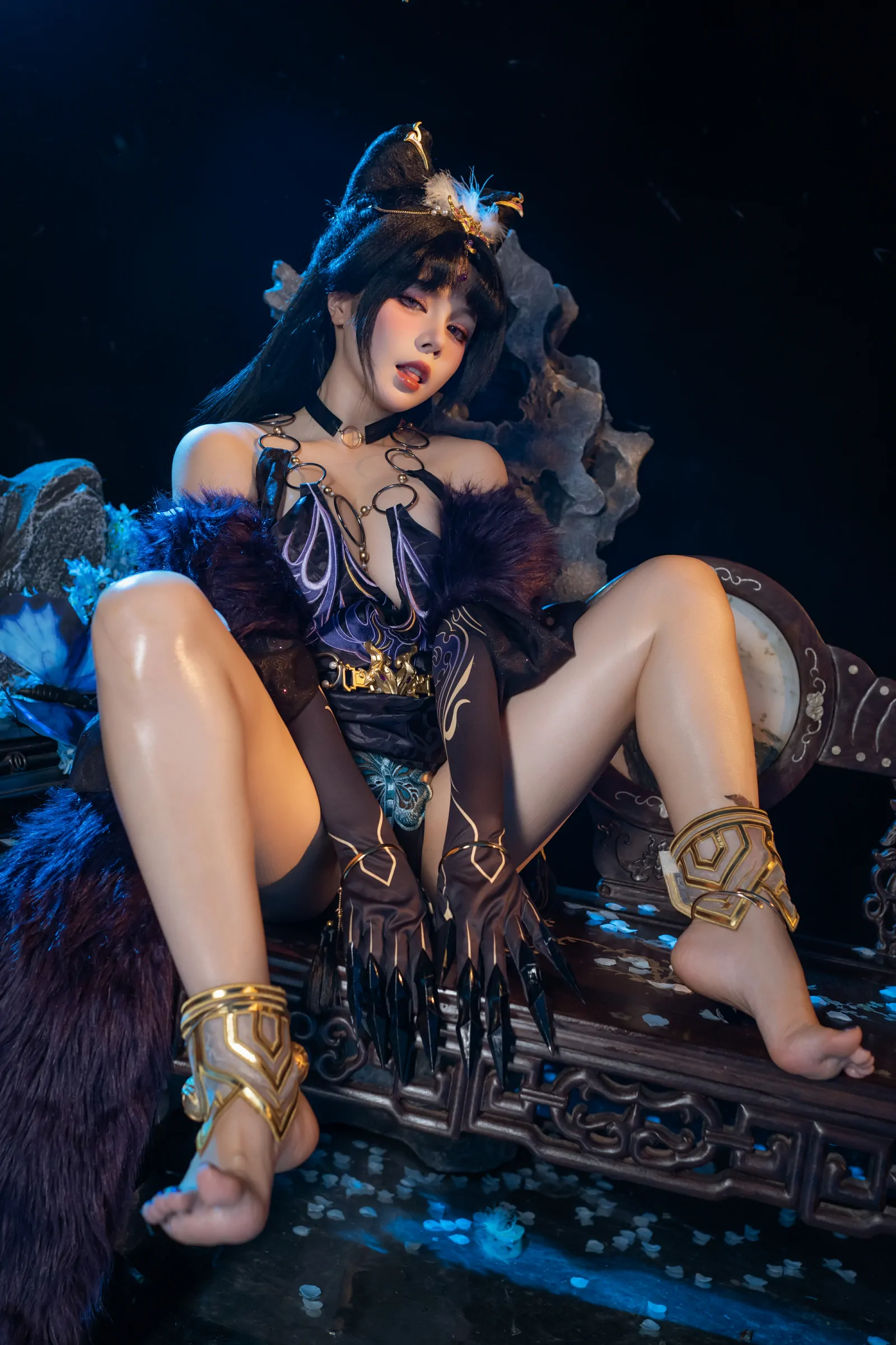 七月喵子 云溪-玉玲珑 Cosplay-第4张