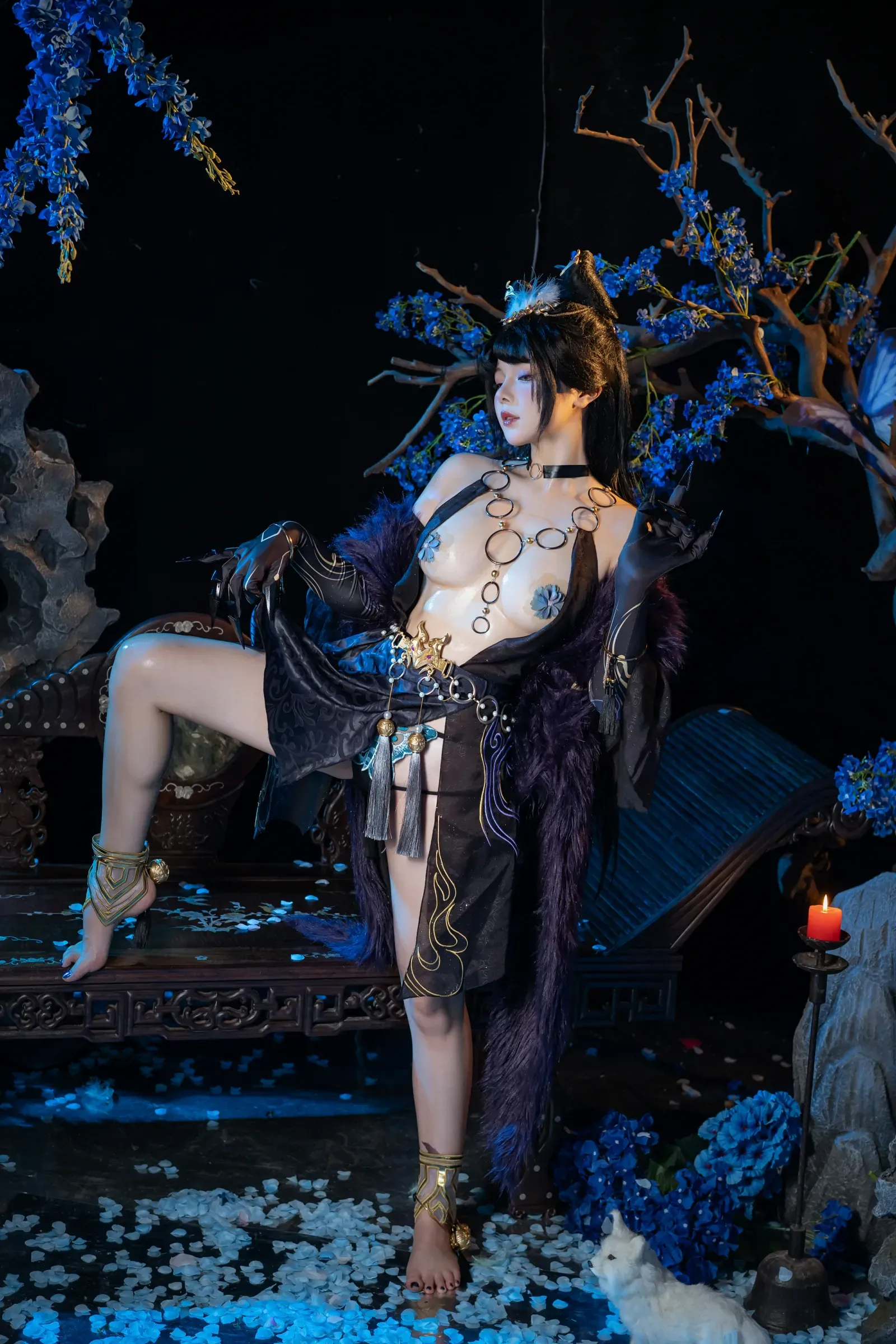 七月喵子 云溪-玉玲珑 Cosplay-第14张