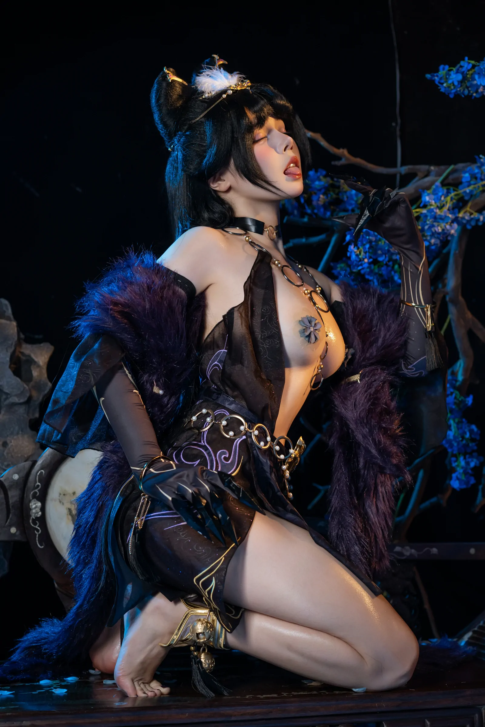 七月喵子 云溪-玉玲珑 Cosplay-第18张