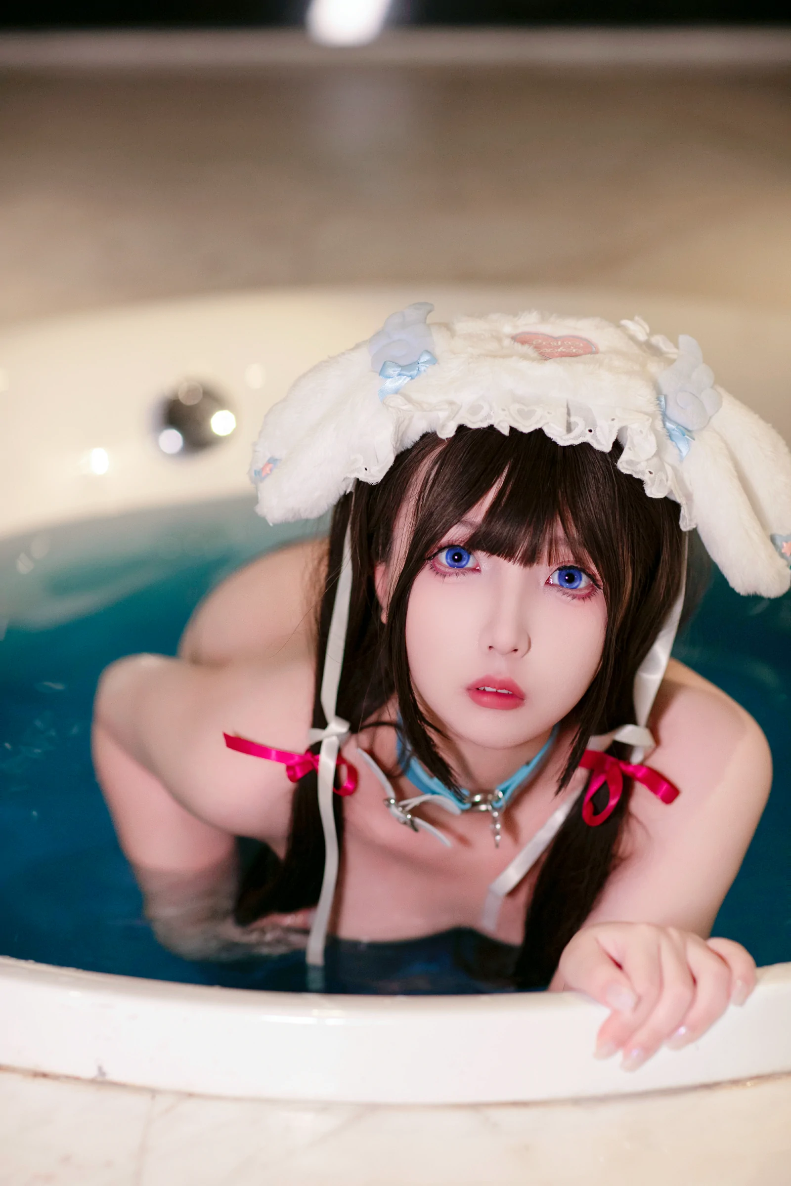 小和甜酒 – 浴缸之-蓝色小狗 Cosplay-第10张