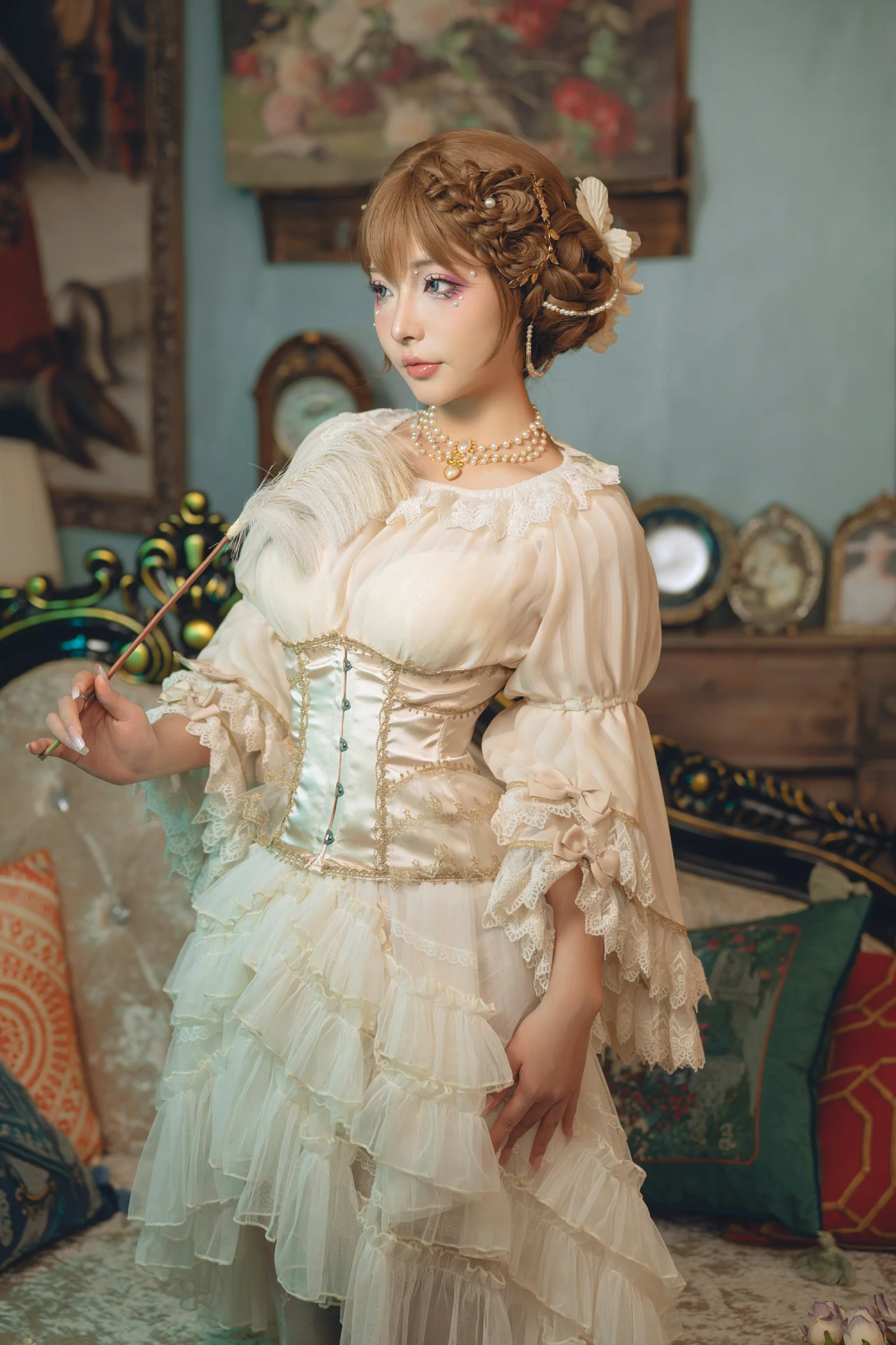 yuuhui玉汇 – 巴黎春梦 Cosplay-第136张