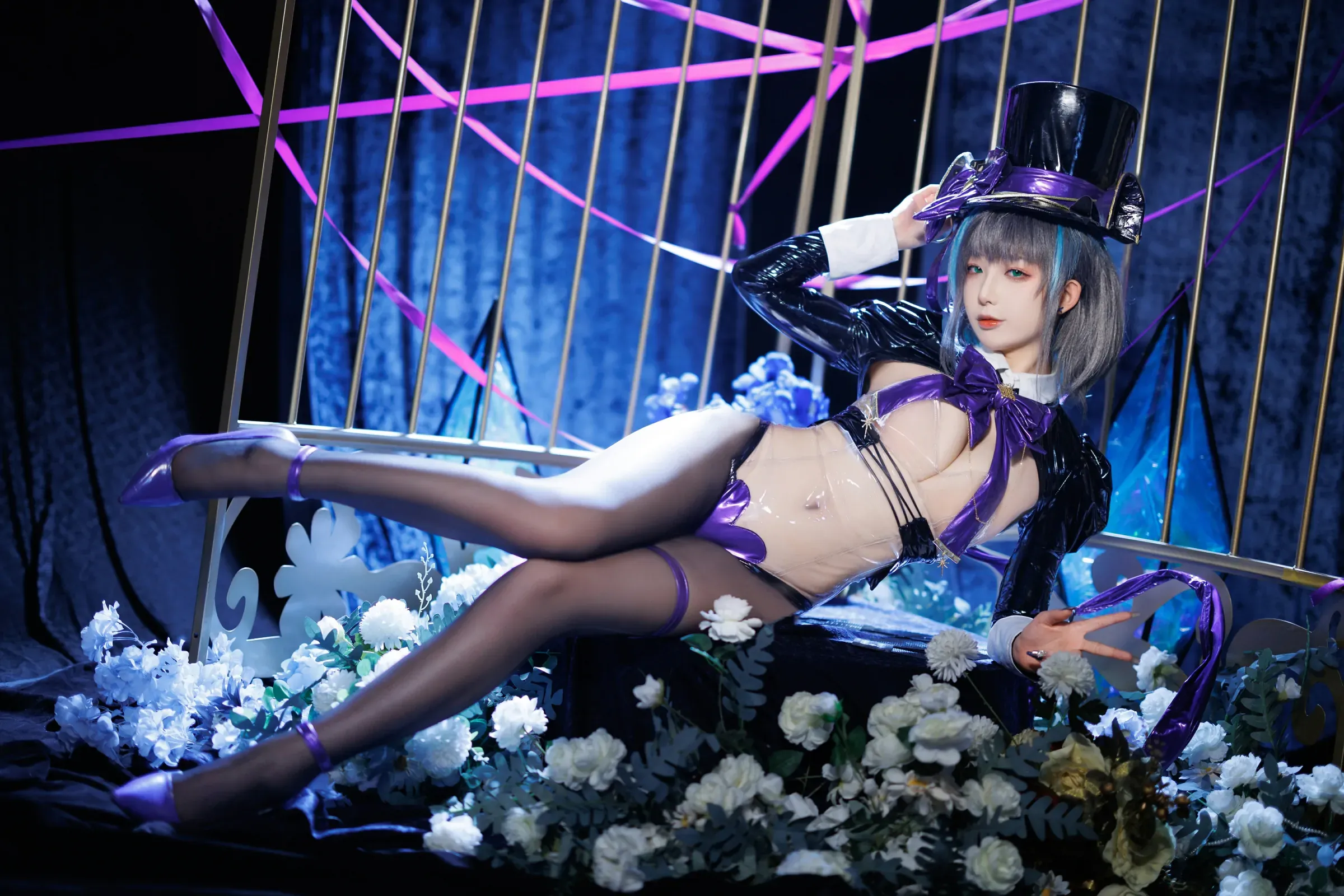 封疆疆v  柴郡魔术师 绚烂夜梦[50P] Cosplay-第10张