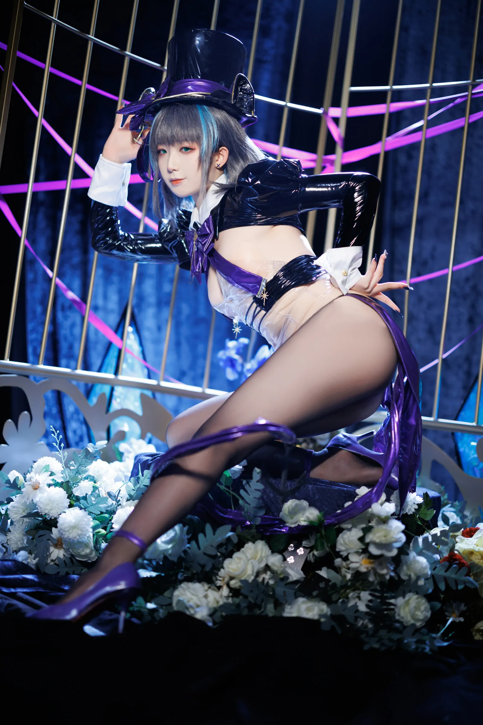 封疆疆v  柴郡魔术师 绚烂夜梦[50P] Cosplay-第12张