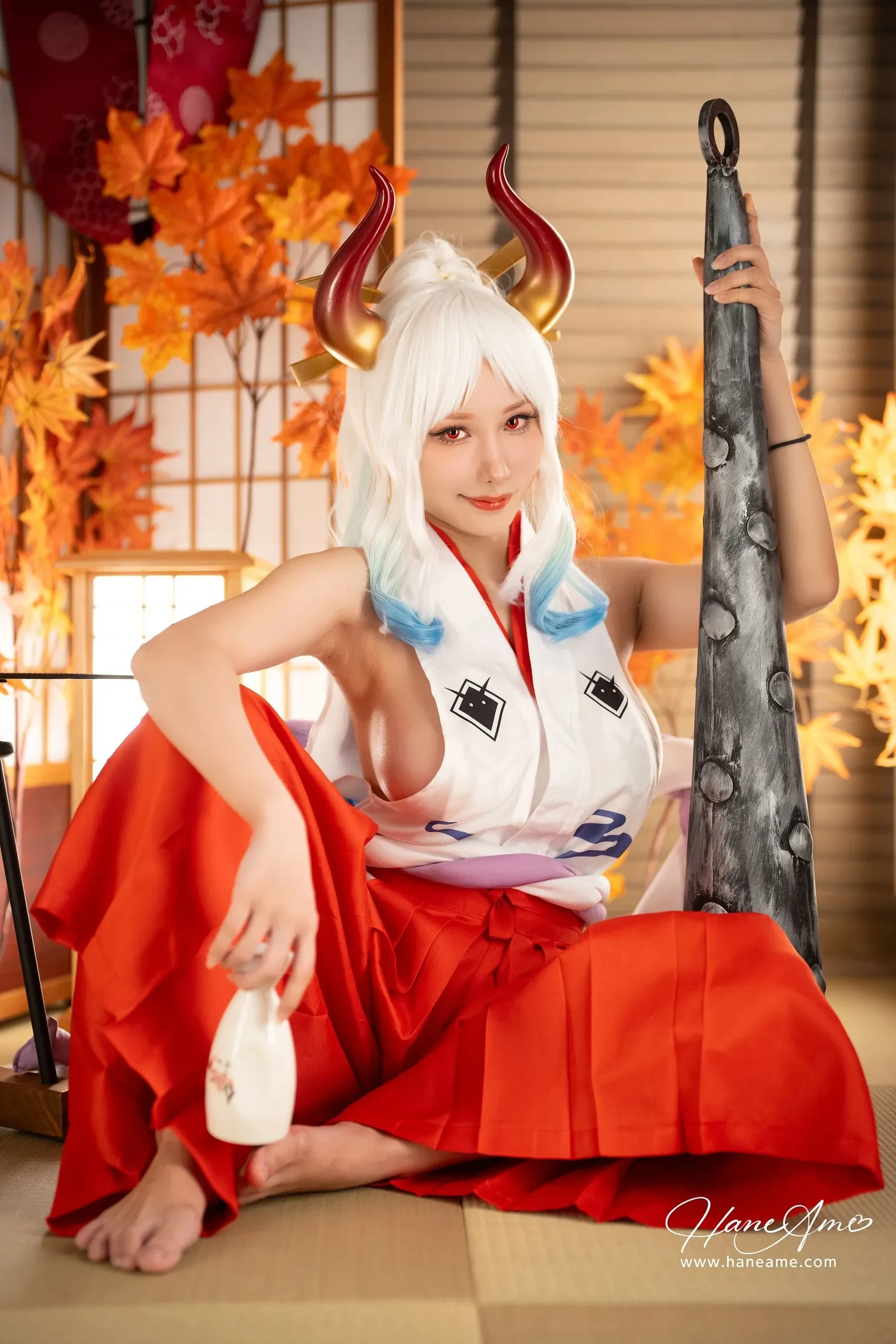 雨波_HaneAme – 海贼王大和 Cosplay-第39张