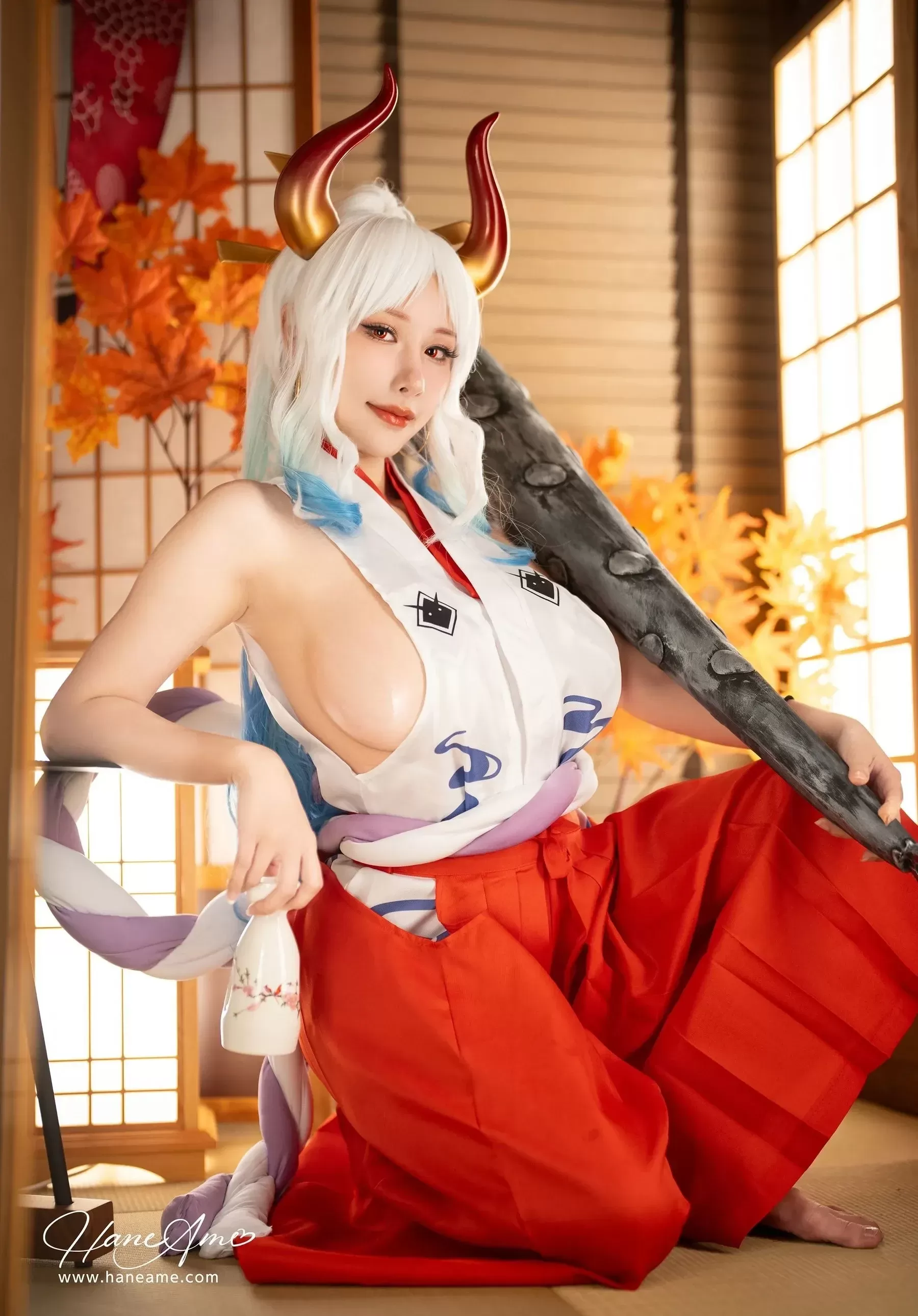 雨波_HaneAme – 海贼王大和 Cosplay-第40张
