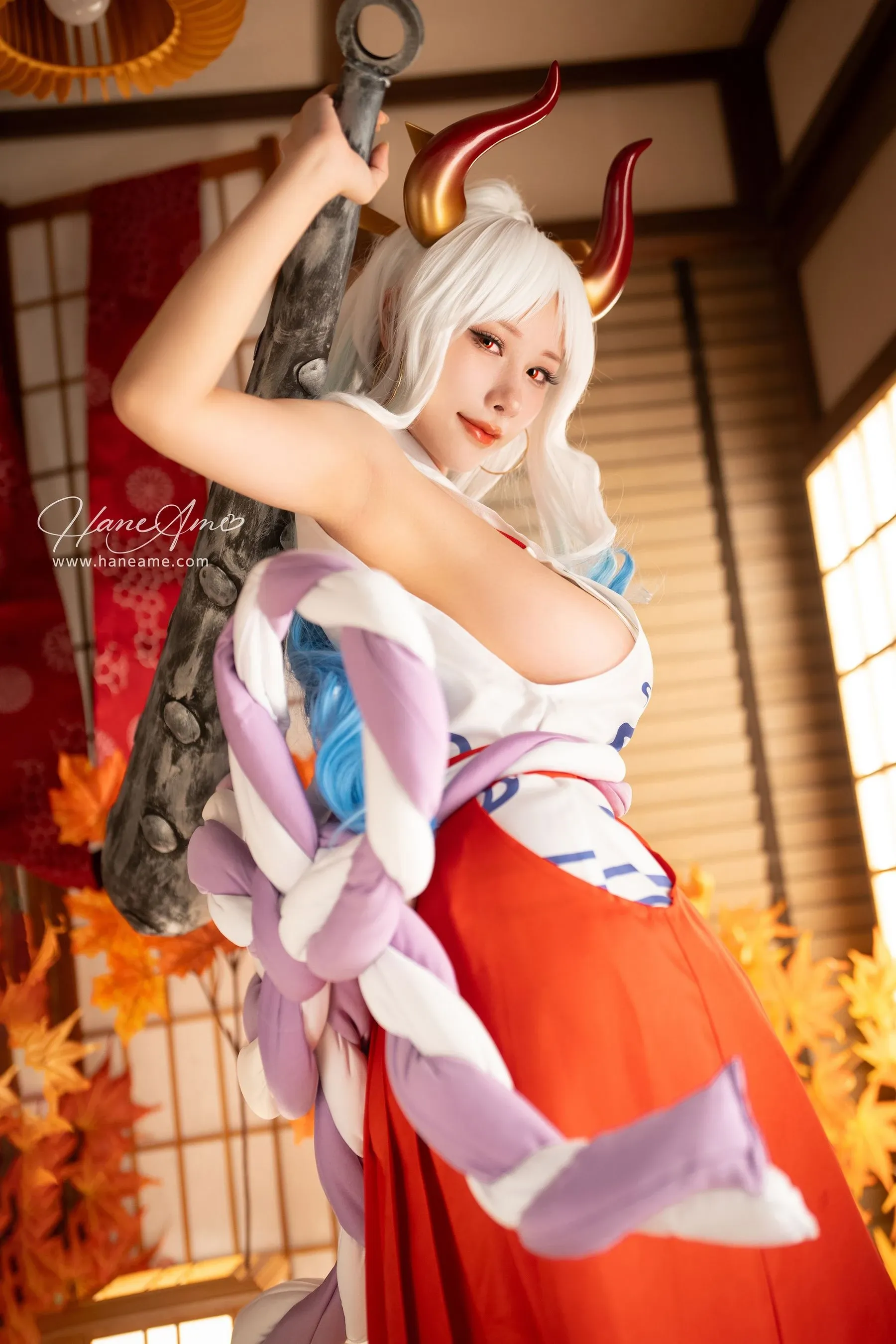 雨波_HaneAme – 海贼王大和 Cosplay-第42张