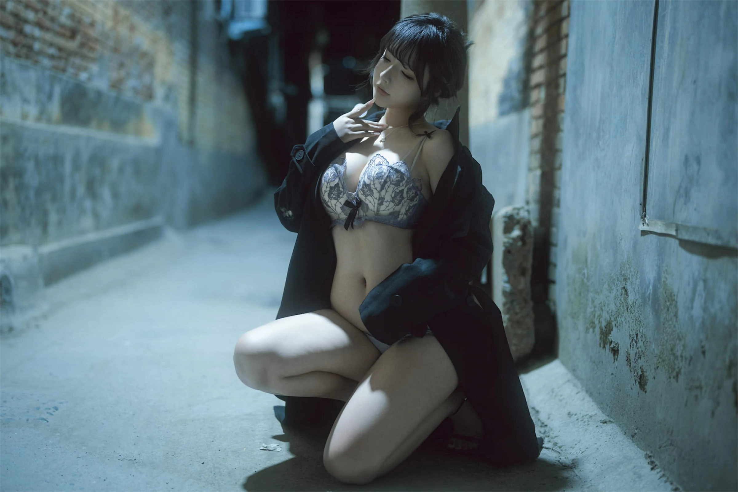 yuuhui玉汇 (Kokuhui) – 暗巷 Cosplay-第58张