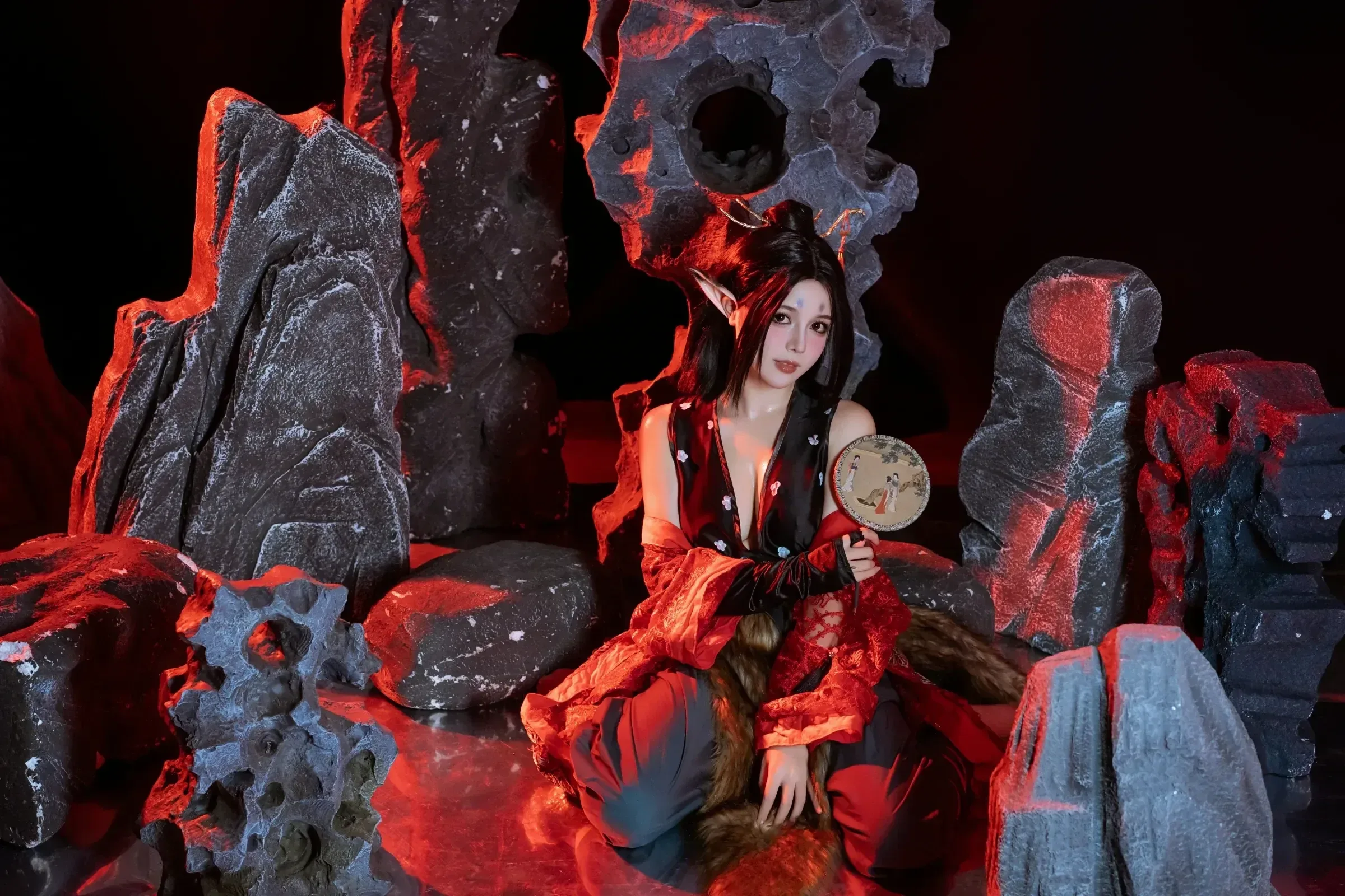 七月喵子 – 黑神话萍萍 Cosplay-第6张