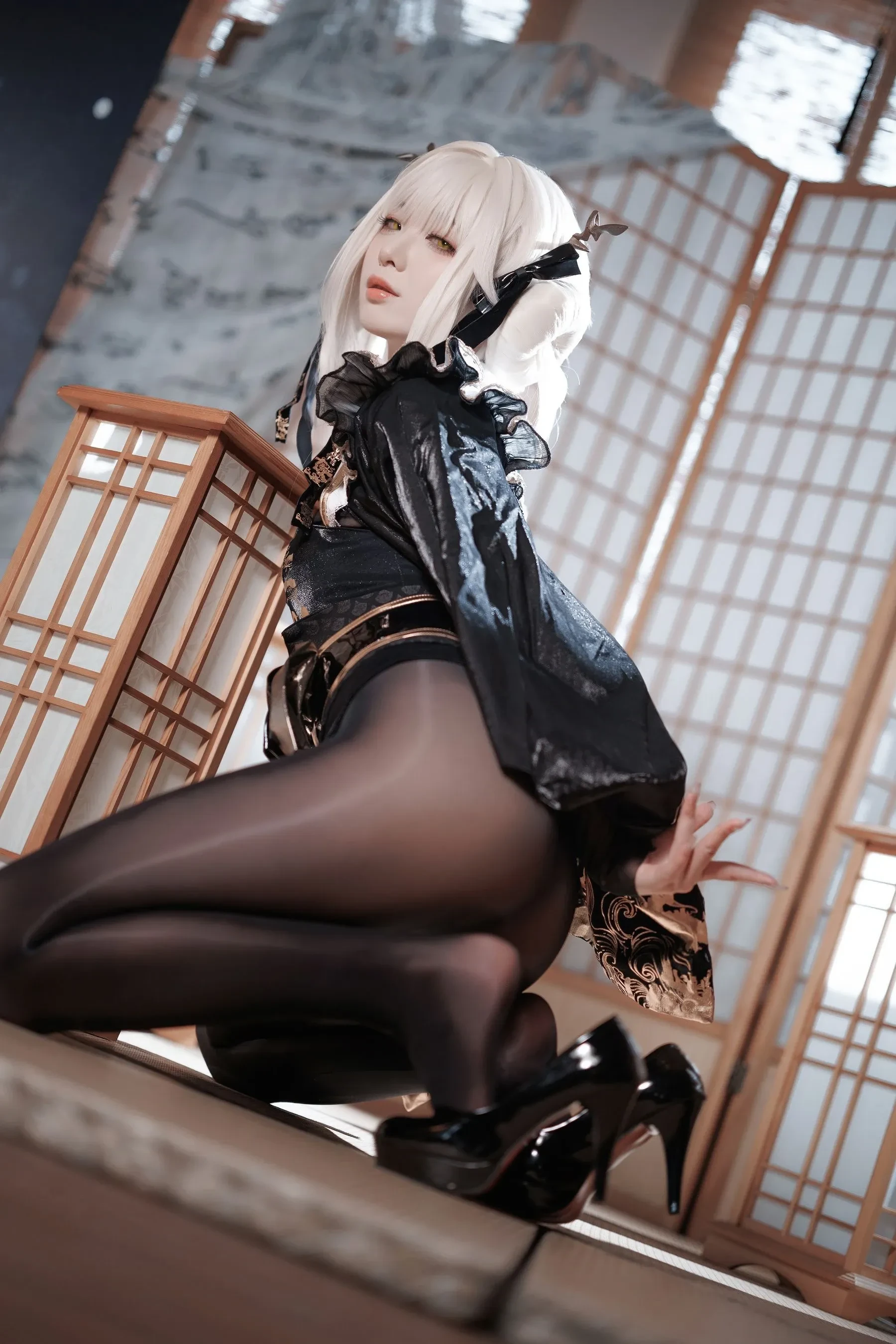 封疆疆v – NIKKE 白兔布兰儿 Cosplay-第3张