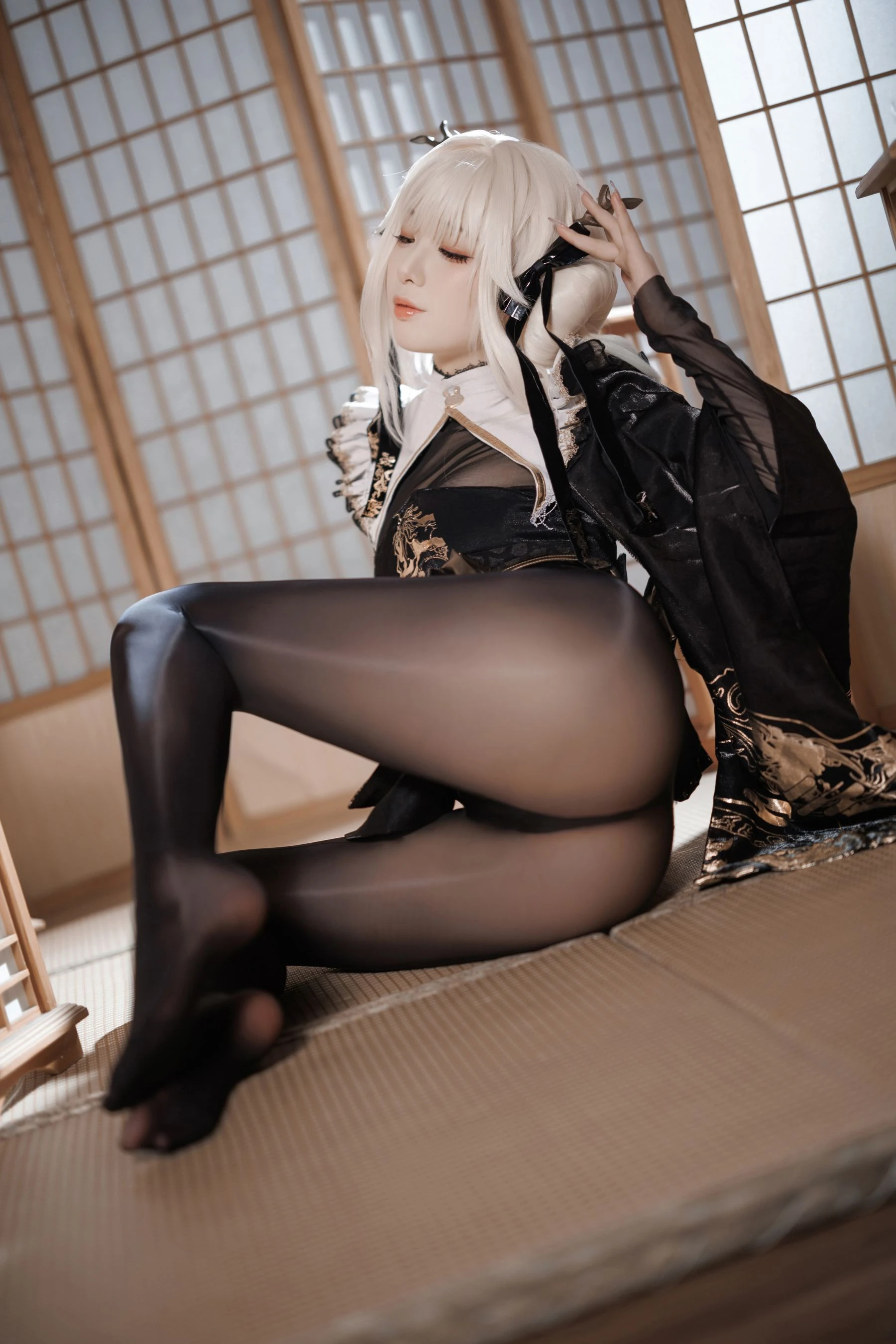 封疆疆v – NIKKE 白兔布兰儿 Cosplay-第11张