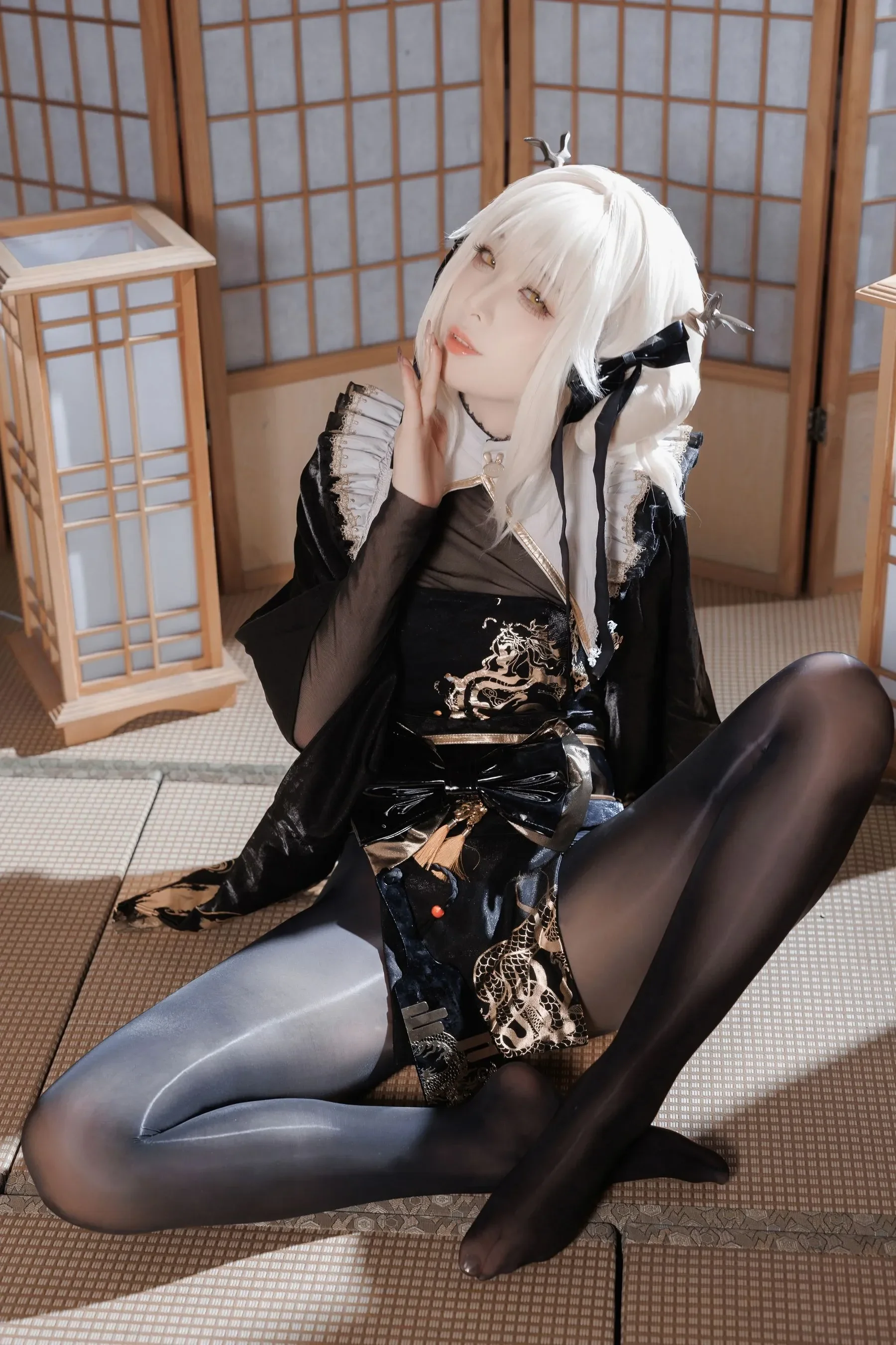 封疆疆v – NIKKE 白兔布兰儿 Cosplay-第29张