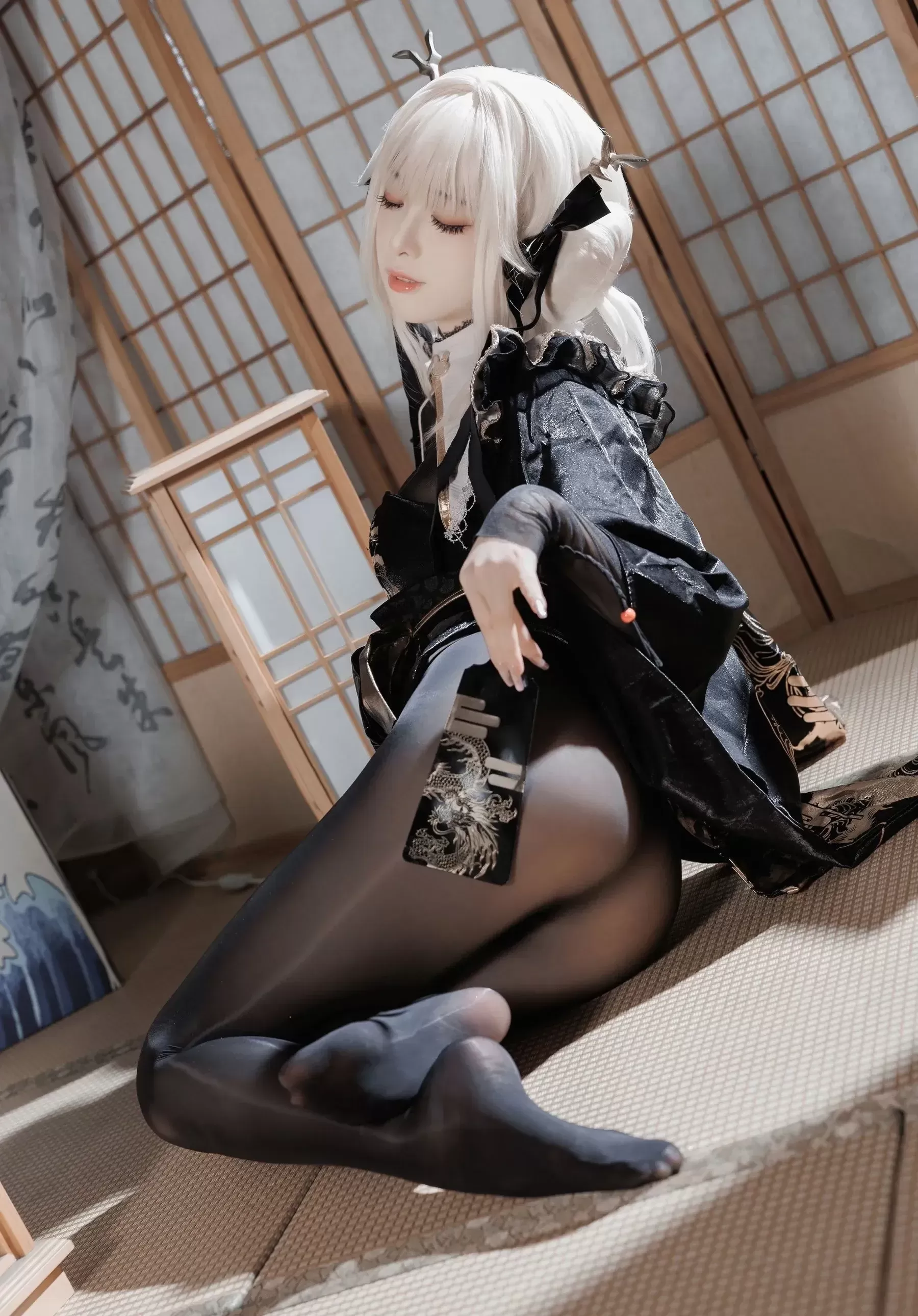 封疆疆v – NIKKE 白兔布兰儿 Cosplay-第27张