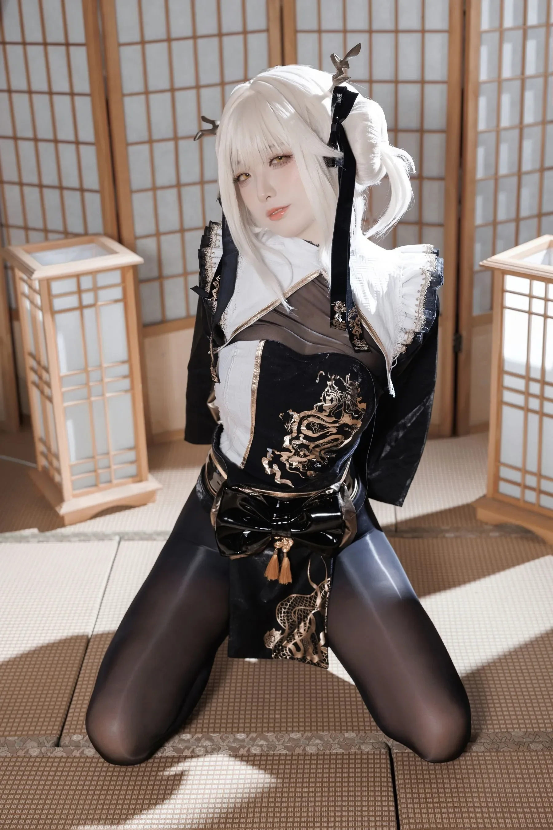 封疆疆v – NIKKE 白兔布兰儿 Cosplay-第30张