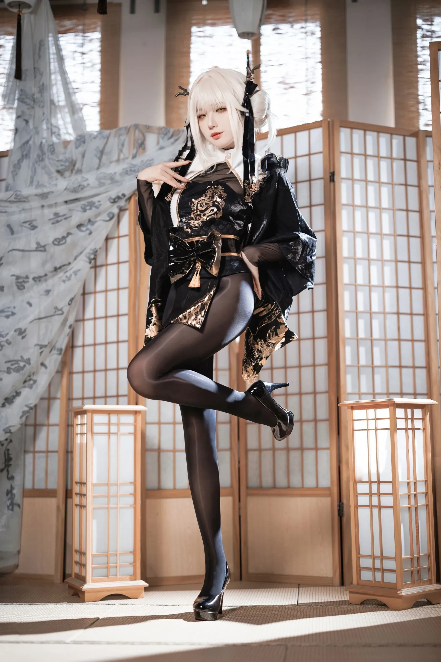 封疆疆v – NIKKE 白兔布兰儿 Cosplay-第39张