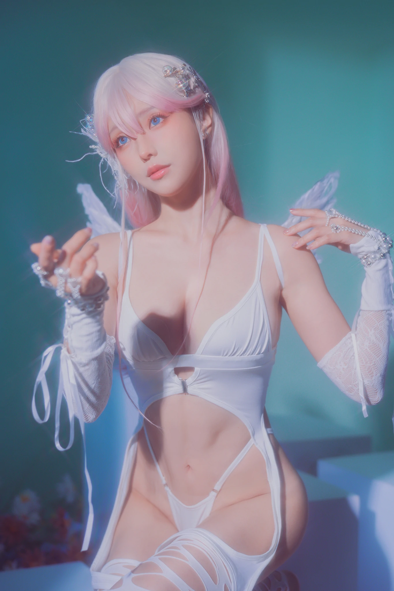 Ely_eee(ElyEE子) – 24年10月订阅 Plant Angel植天使 Cosplay-第5张