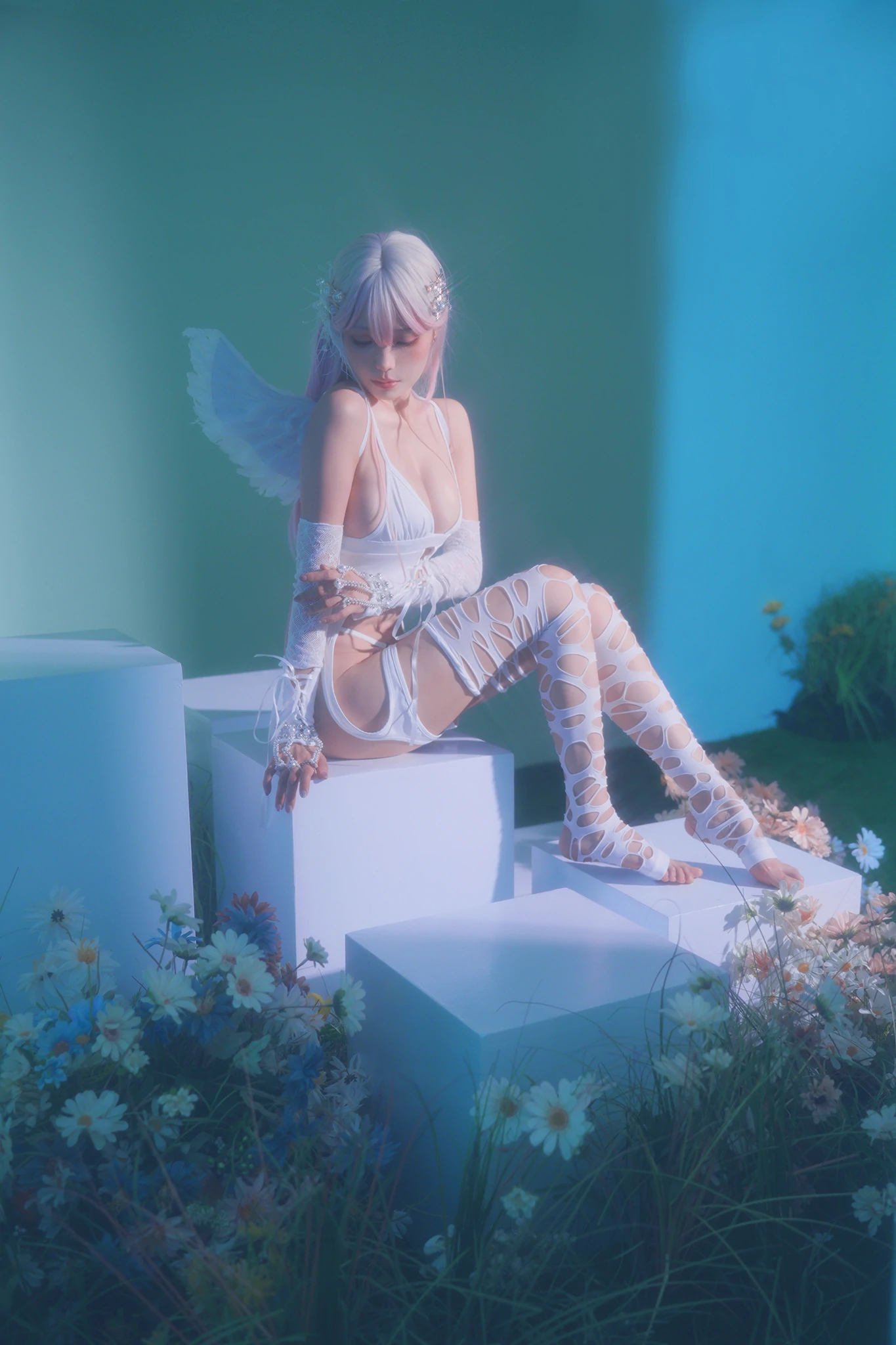 Ely_eee(ElyEE子) – 24年10月订阅 Plant Angel植天使 Cosplay-第3张