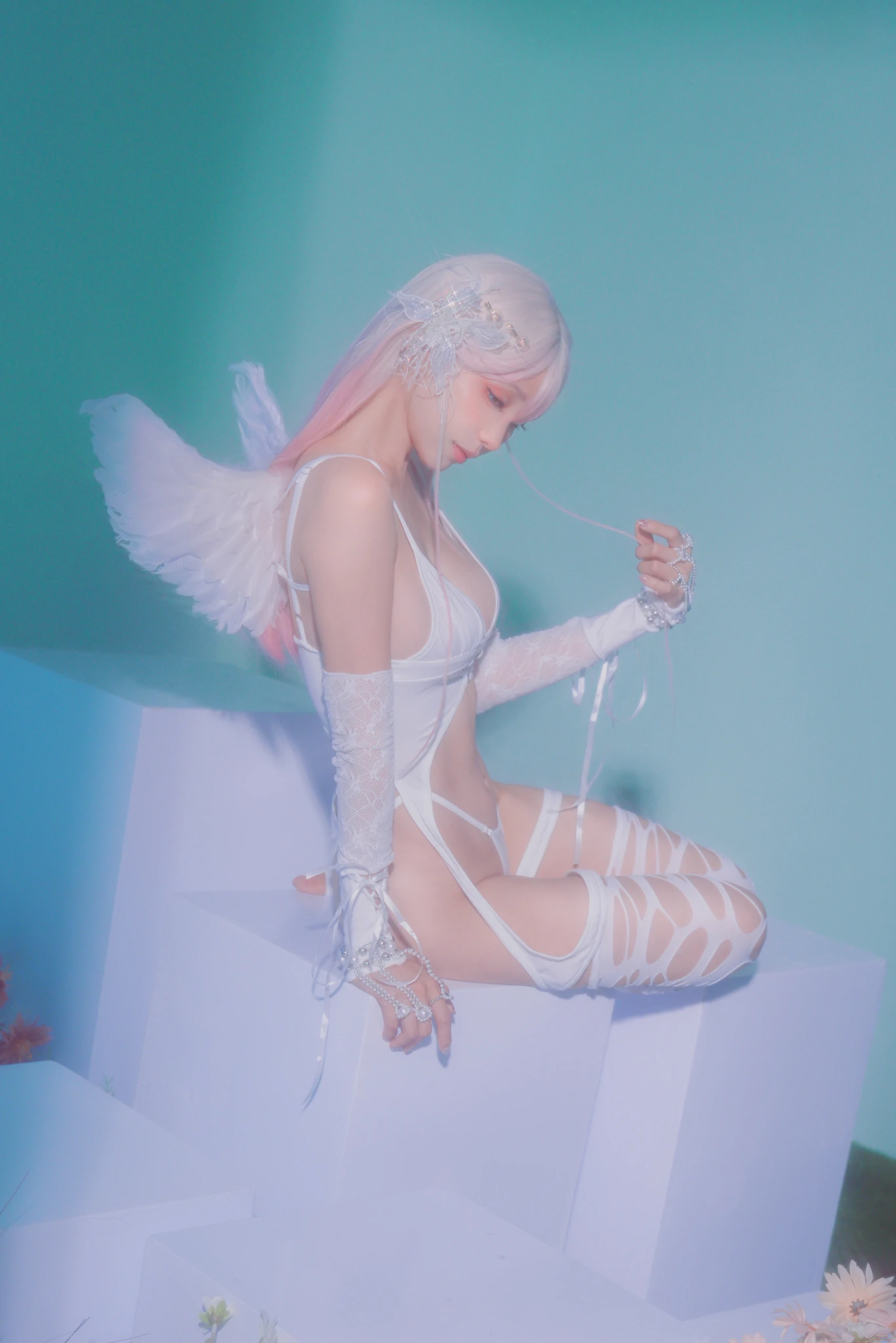 Ely_eee(ElyEE子) – 24年10月订阅 Plant Angel植天使 Cosplay-第10张