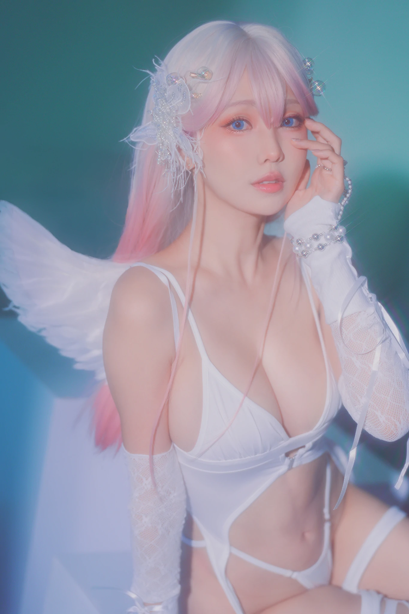 Ely_eee(ElyEE子) – 24年10月订阅 Plant Angel植天使 Cosplay-第12张