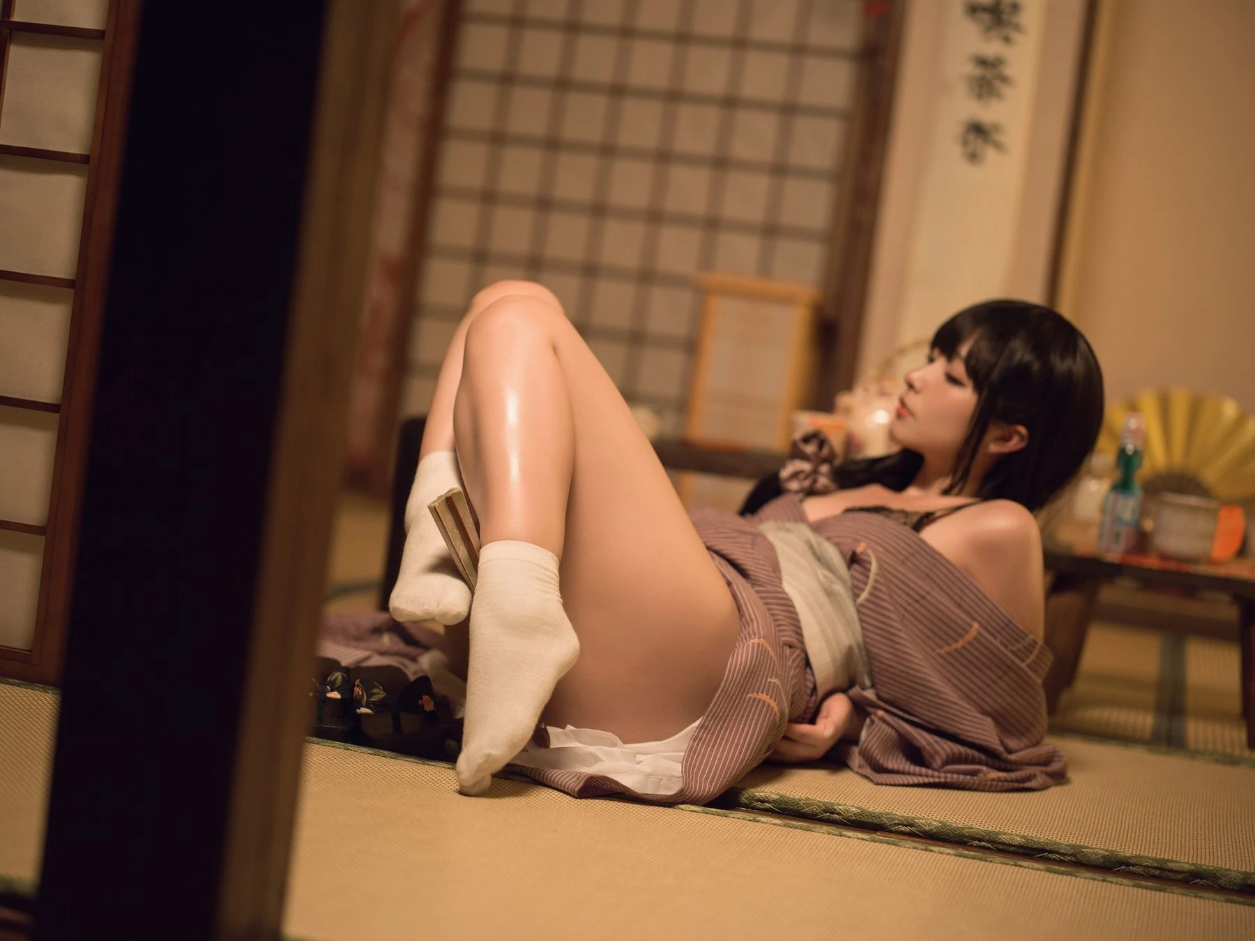 yuuhui玉汇 – 独居的寡姐 Cosplay-第15张